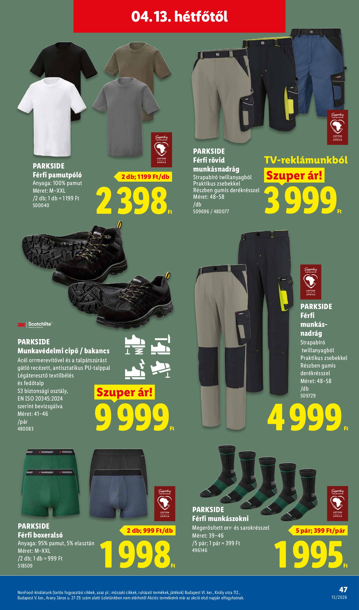 lidl - Lidl akciós újság, érvényes 2026.04.09. - 2026.04.15. - page: 47