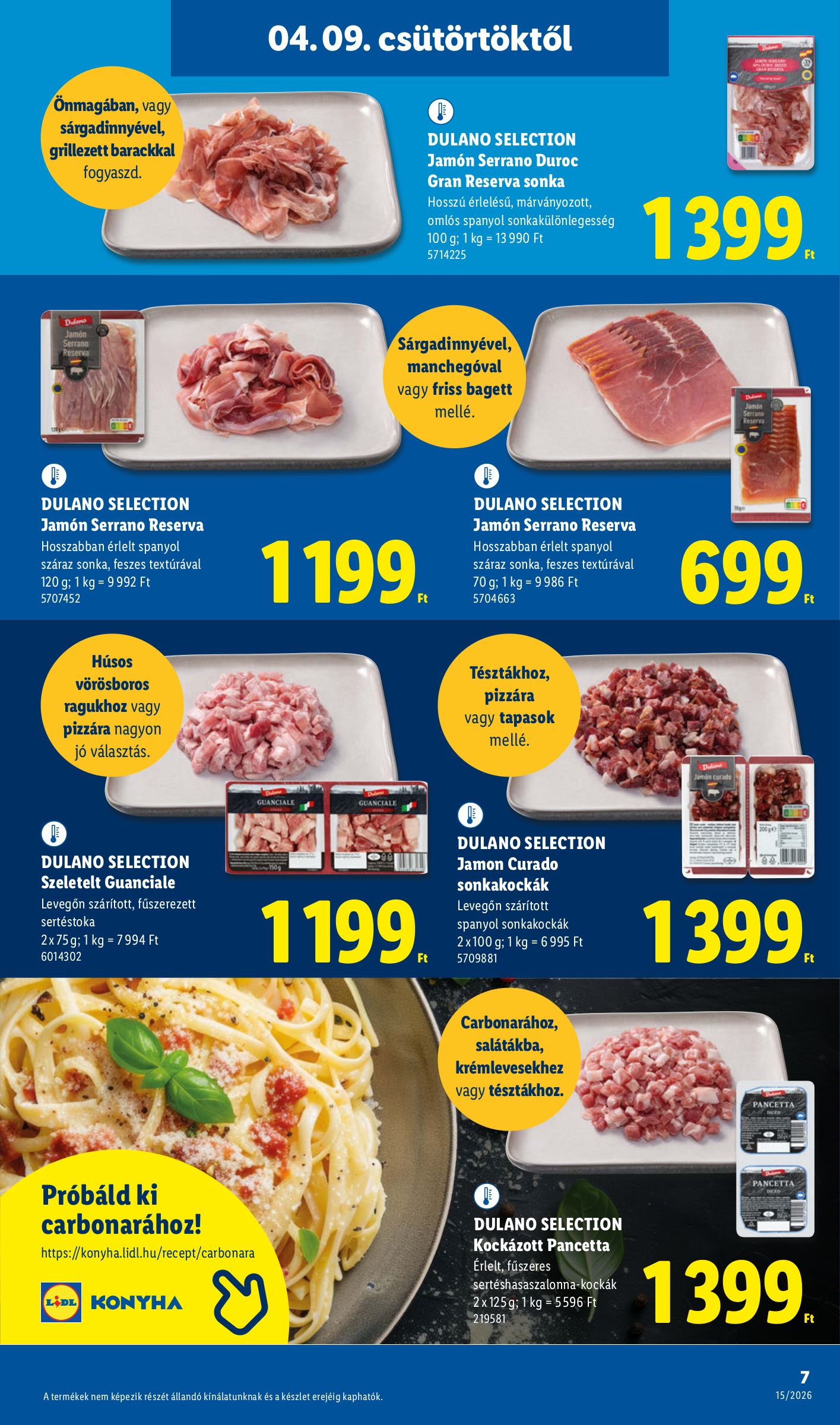 lidl - Lidl akciós újság, érvényes 2026.04.09. - 2026.04.15. - page: 7