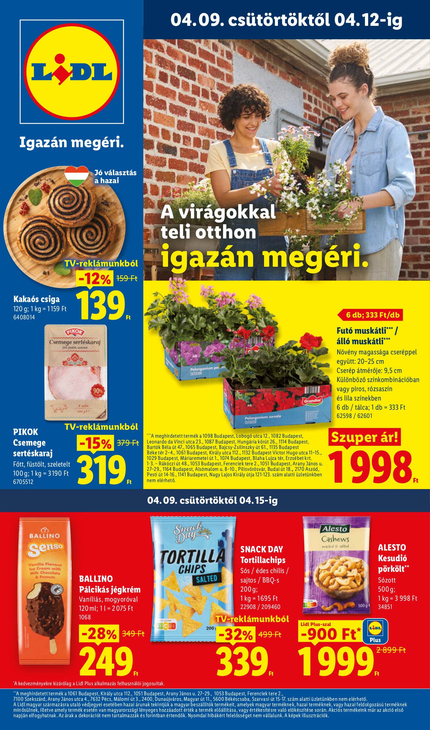 lidl - Lidl akciós újság, érvényes 2026.04.09. - 2026.04.15.