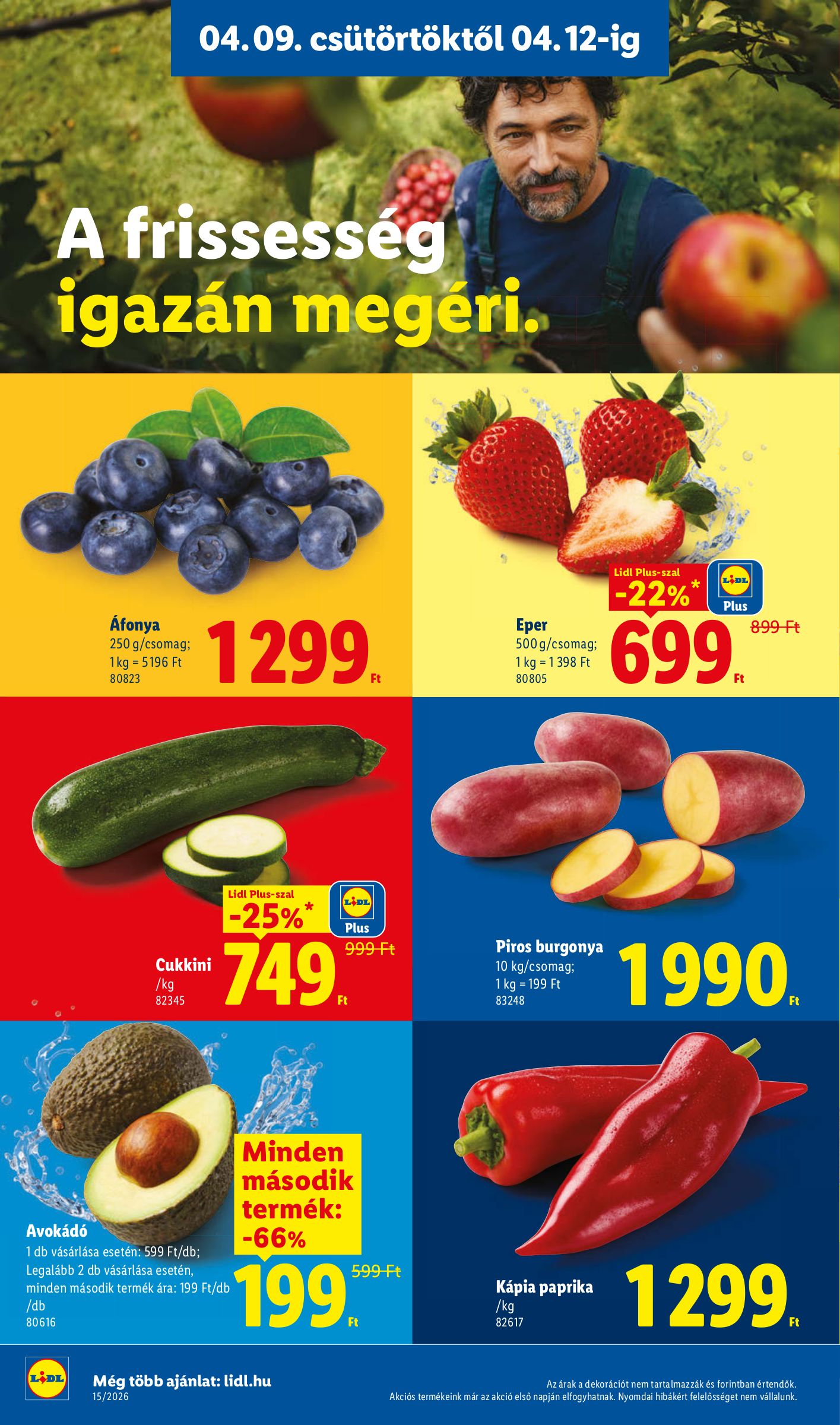 lidl - Lidl akciós újság, érvényes 2026.04.09. - 2026.04.15. - page: 4