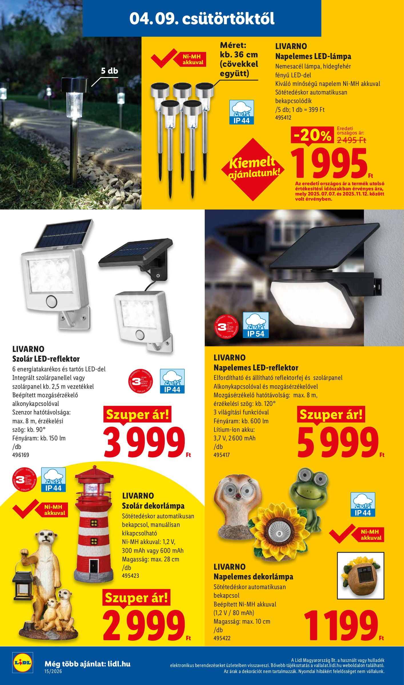 lidl - Lidl akciós újság, érvényes 2026.04.09. - 2026.04.15. - page: 30