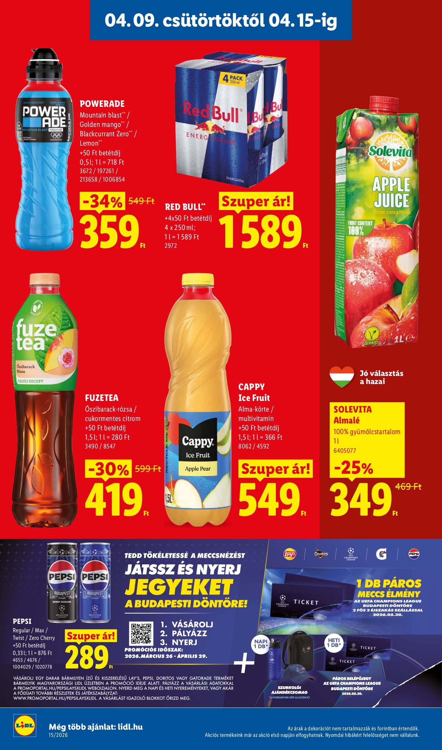 lidl - Lidl akciós újság, érvényes 2026.04.09. - 2026.04.15. - page: 14