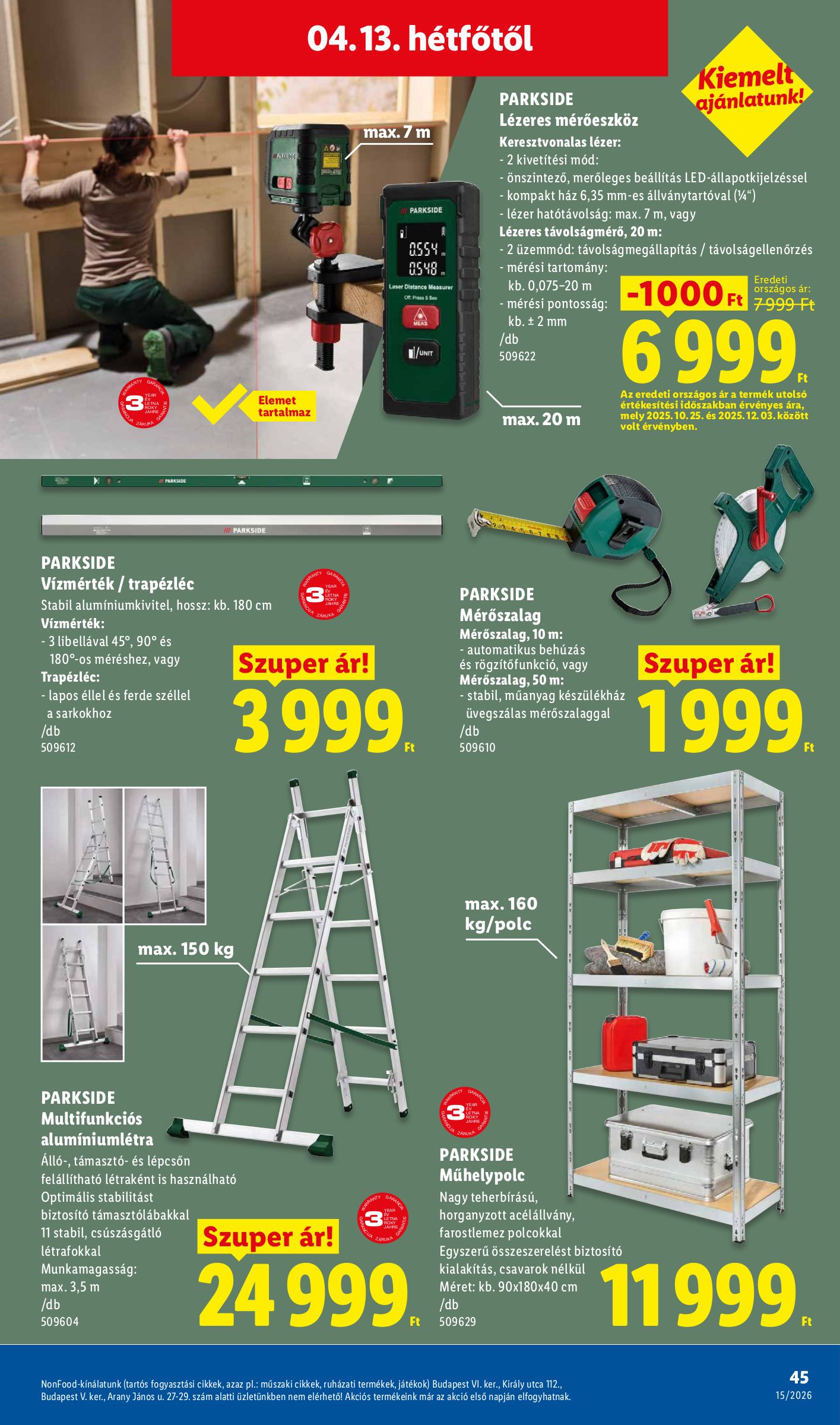 lidl - Lidl akciós újság, érvényes 2026.04.09. - 2026.04.15. - page: 45