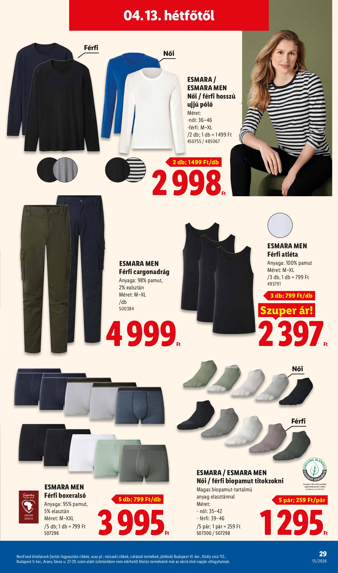 lidl - Lidl - Nonfood akciós újság, érvényes 2026.04.09. - 2026.04.15. - page: 29