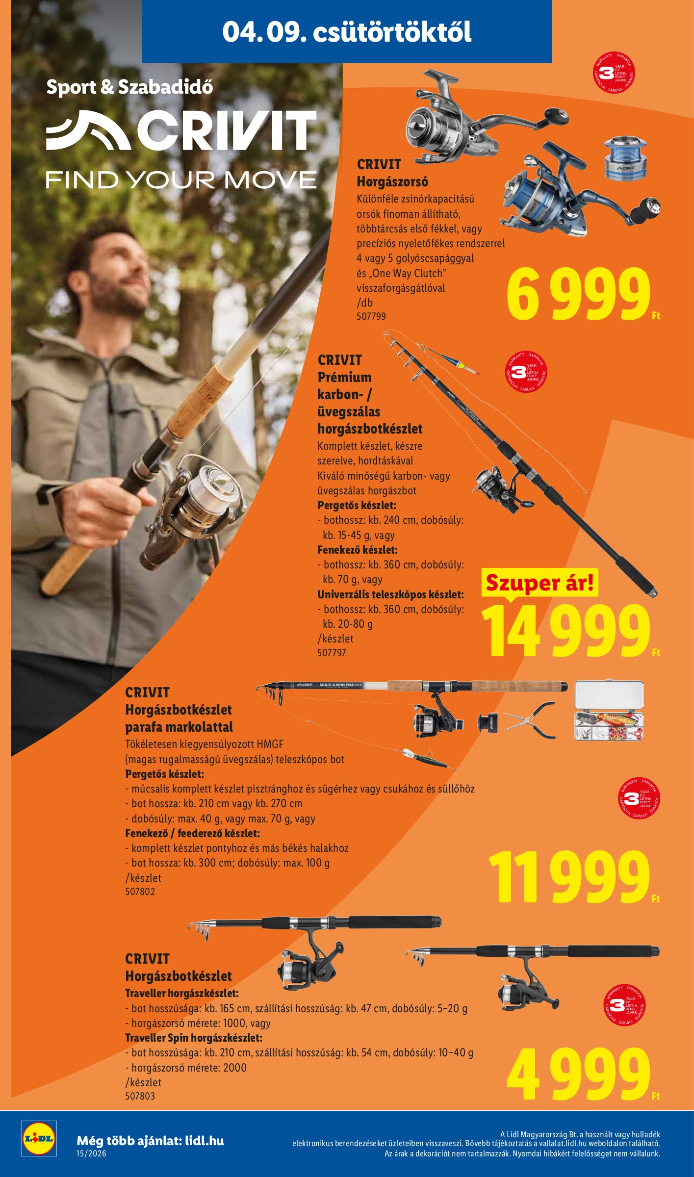 lidl - Lidl - Nonfood akciós újság, érvényes 2026.04.09. - 2026.04.15. - page: 14