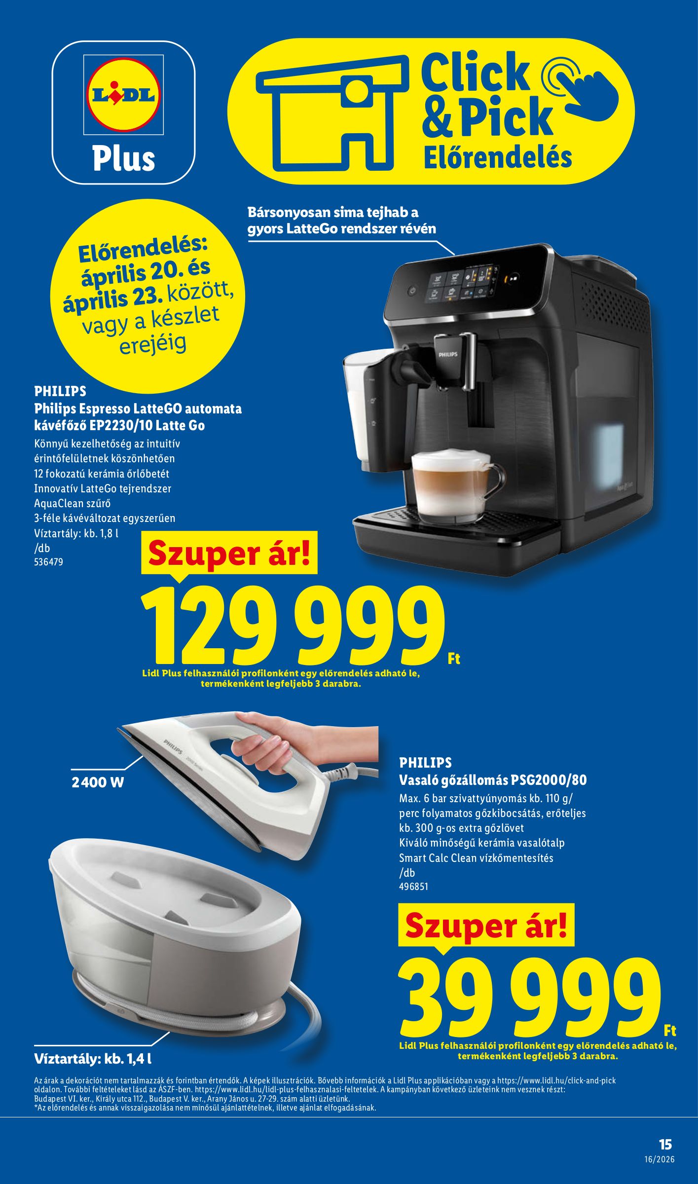 lidl - Lidl - Nonfood hirdetmény a következő hétre csütörtöktől 2026.04.16.-tól szerdától 2026.04.22.-ig - page: 15