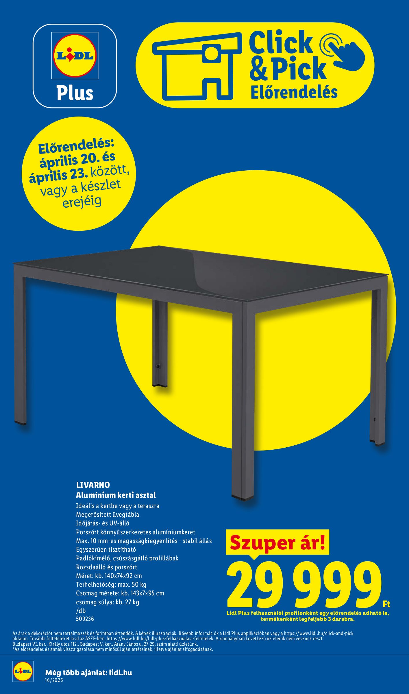 lidl - Lidl - Nonfood hirdetmény a következő hétre csütörtöktől 2026.04.16.-tól szerdától 2026.04.22.-ig - page: 14