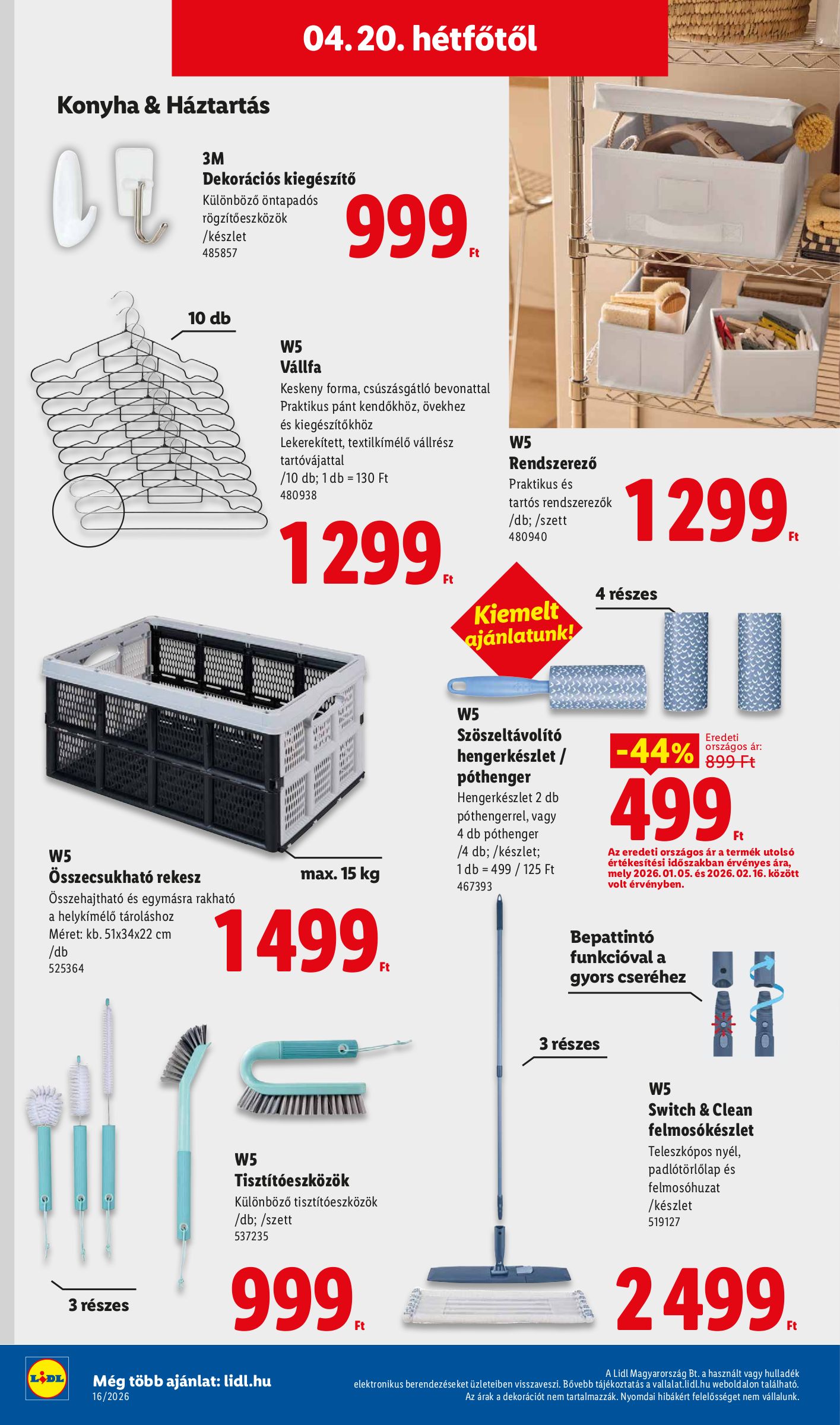 lidl - Lidl - Nonfood hirdetmény a következő hétre csütörtöktől 2026.04.16.-tól szerdától 2026.04.22.-ig - page: 24
