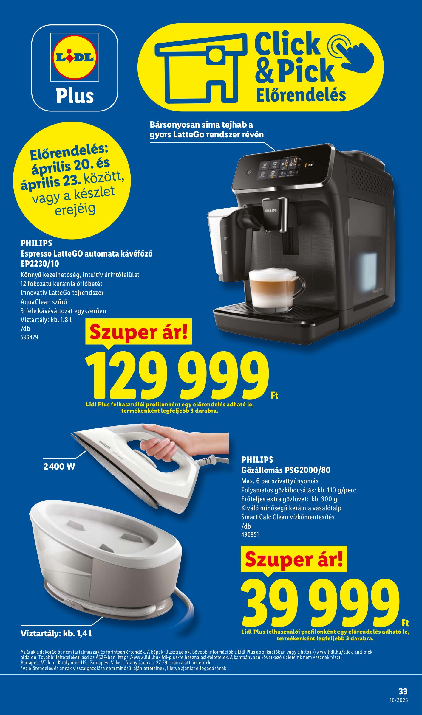 lidl - Aktuális Lidl szórólap érvényes csütörtöktől 2026.04.16.-től szerdától 2026.04.22.-ig - page: 33