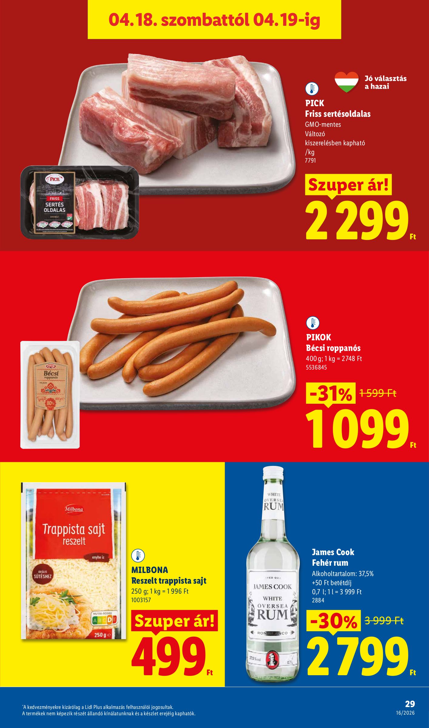 lidl - Aktuális Lidl szórólap érvényes csütörtöktől 2026.04.16.-től szerdától 2026.04.22.-ig - page: 29