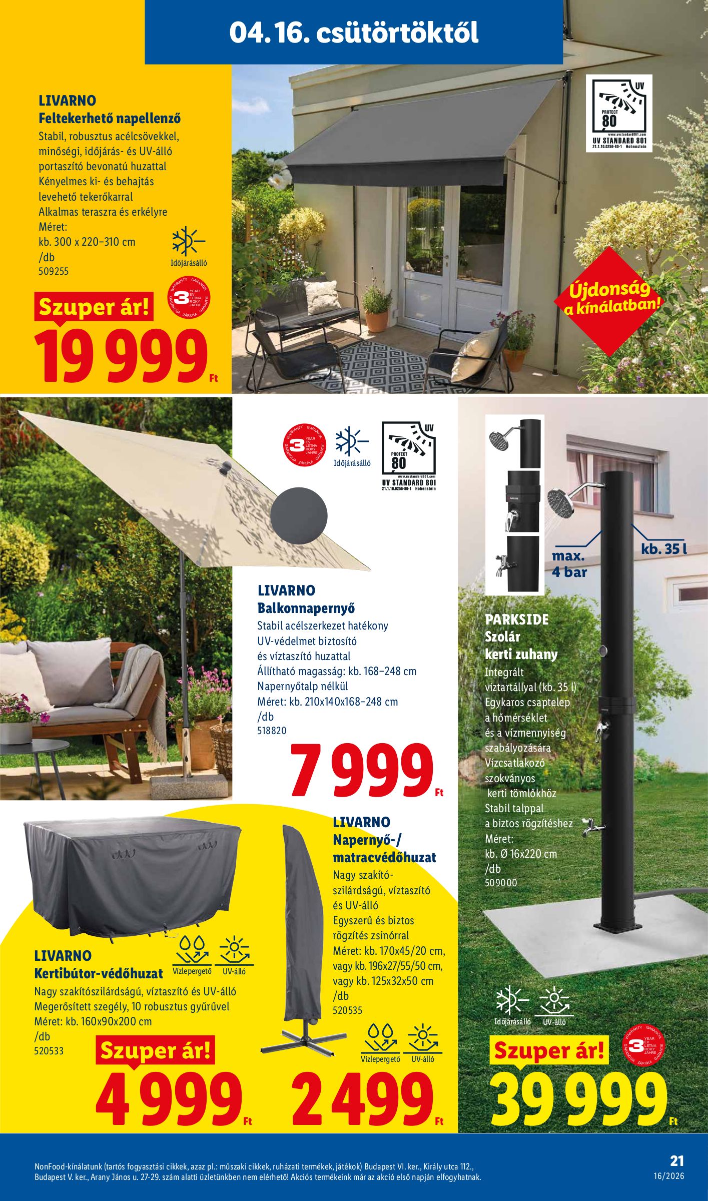 lidl - Aktuális Lidl szórólap érvényes csütörtöktől 2026.04.16.-től szerdától 2026.04.22.-ig - page: 21