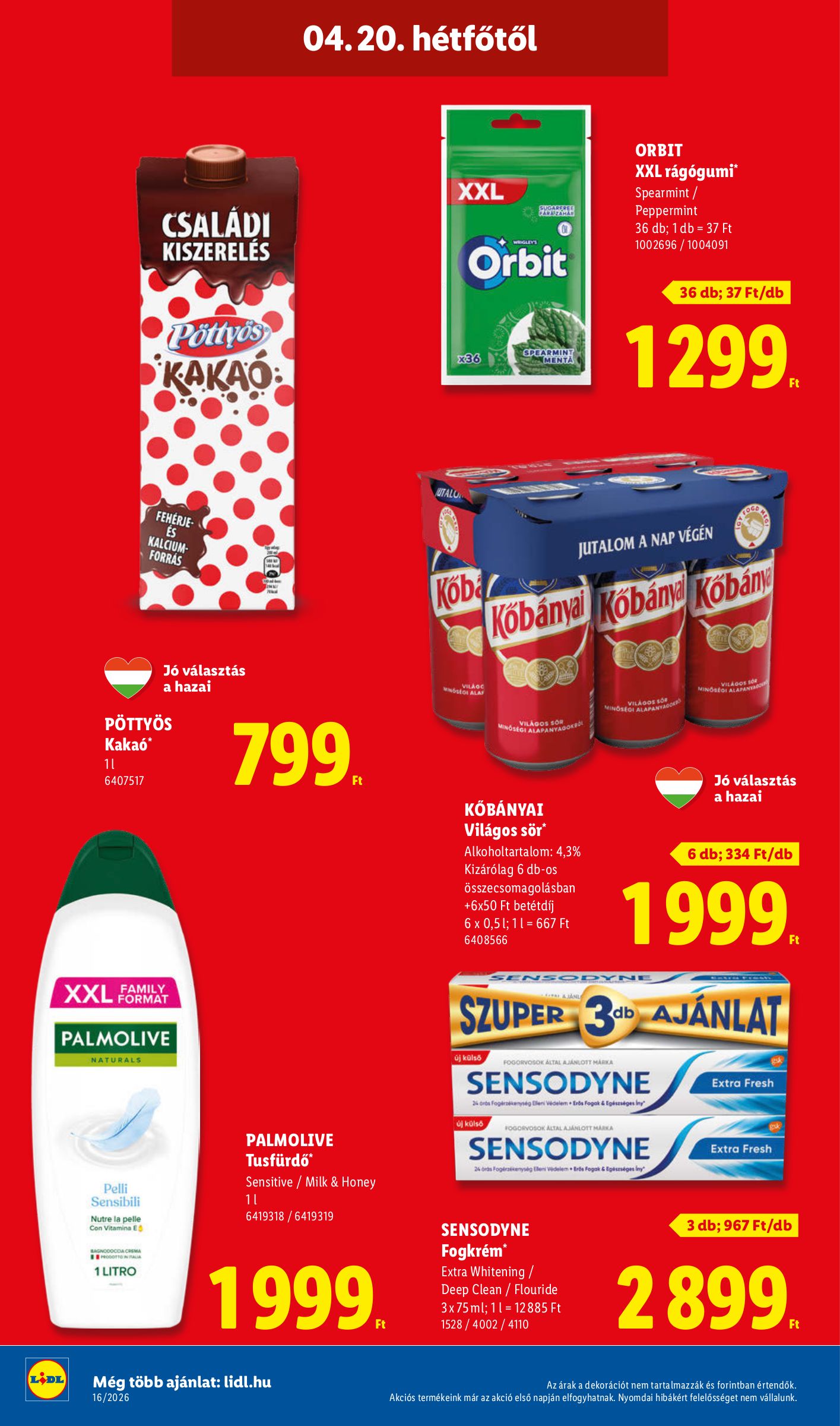 lidl - Aktuális Lidl szórólap érvényes csütörtöktől 2026.04.16.-től szerdától 2026.04.22.-ig - page: 58