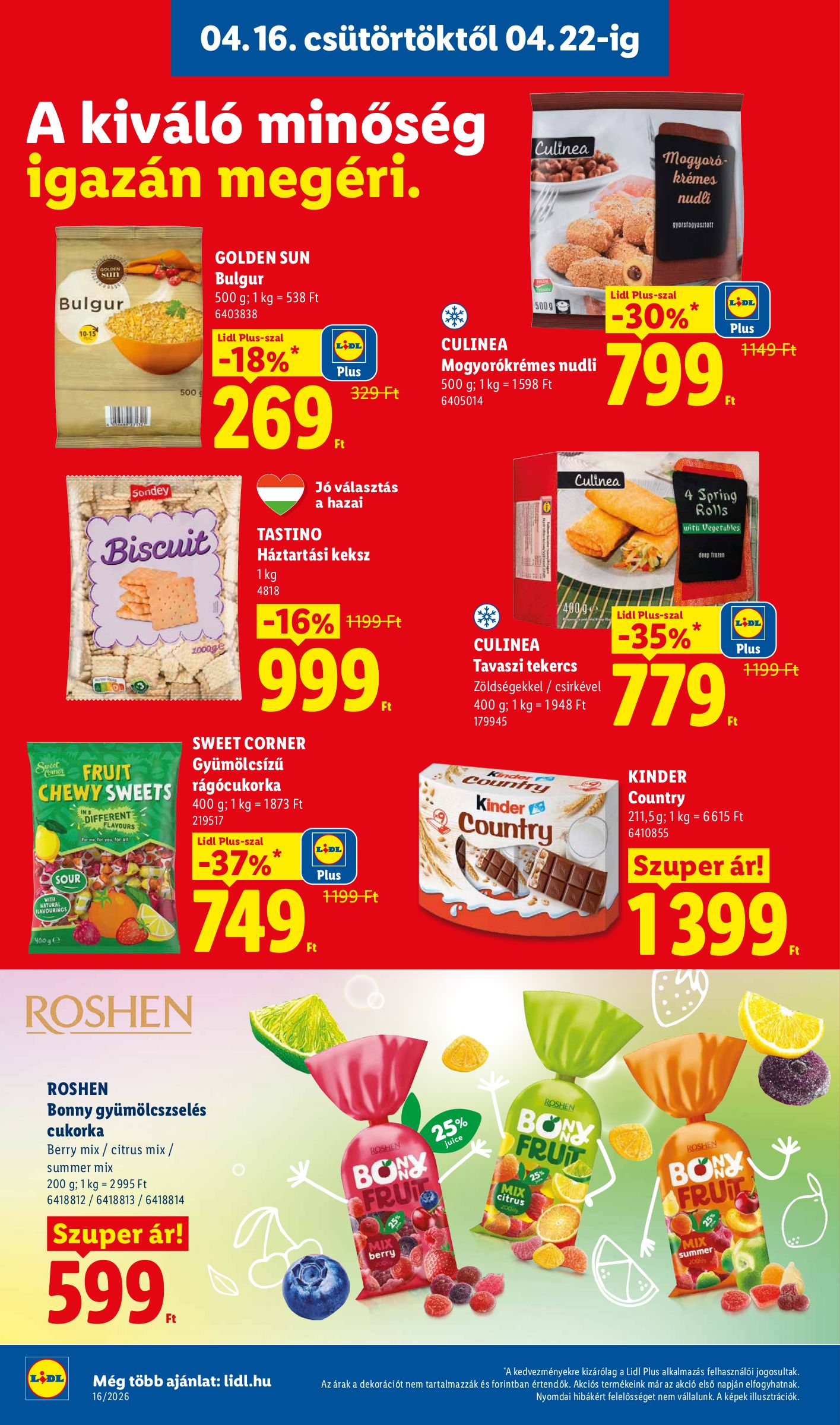lidl - Aktuális Lidl szórólap érvényes csütörtöktől 2026.04.16.-től szerdától 2026.04.22.-ig - page: 8