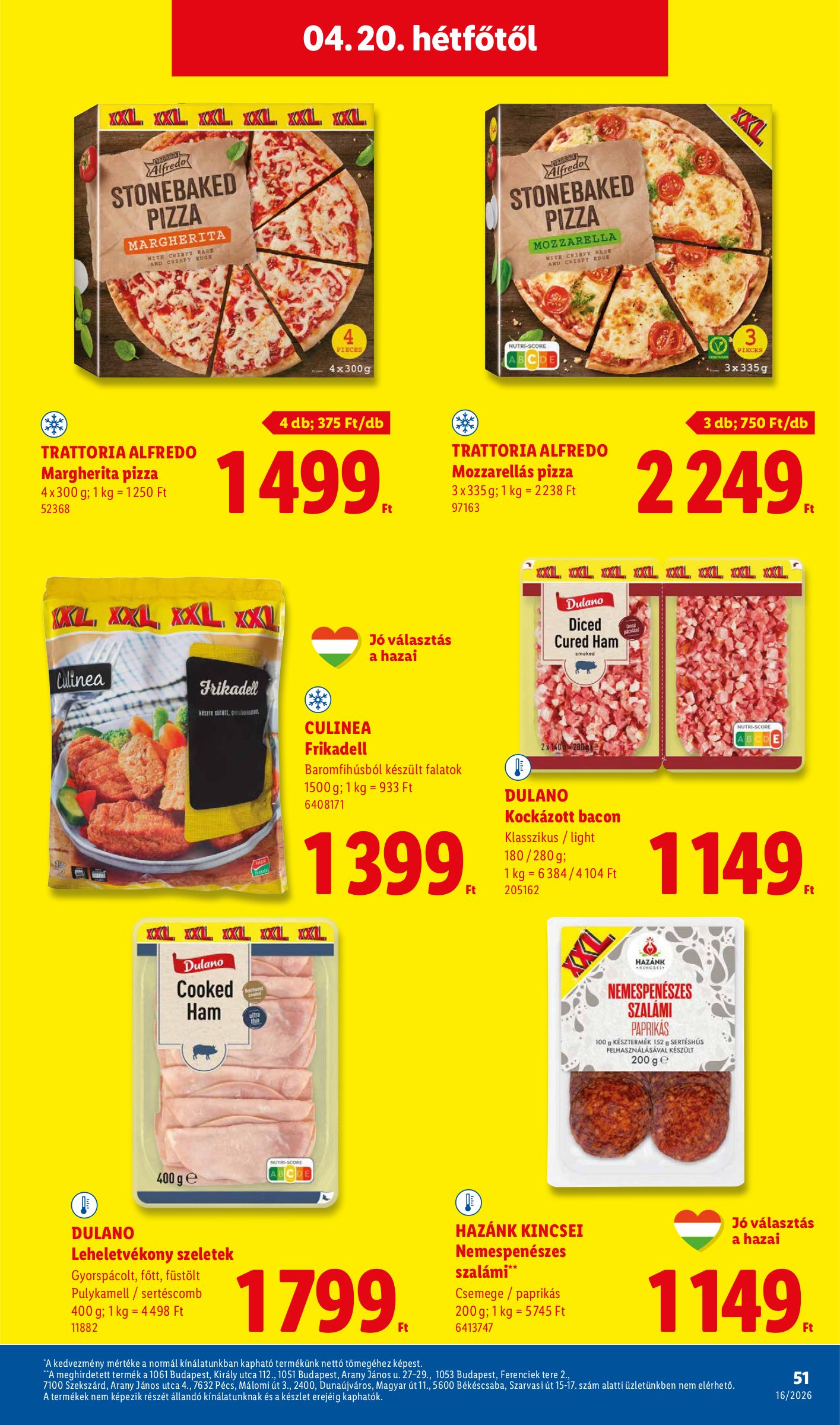 lidl - Aktuális Lidl szórólap érvényes csütörtöktől 2026.04.16.-től szerdától 2026.04.22.-ig - page: 51