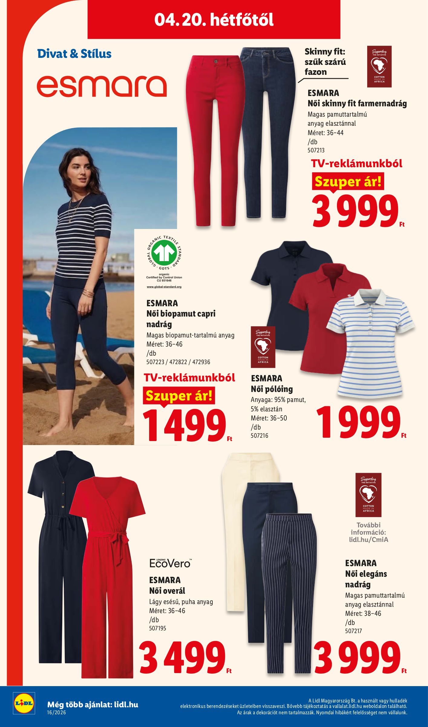 lidl - Aktuális Lidl szórólap érvényes csütörtöktől 2026.04.16.-től szerdától 2026.04.22.-ig - page: 36