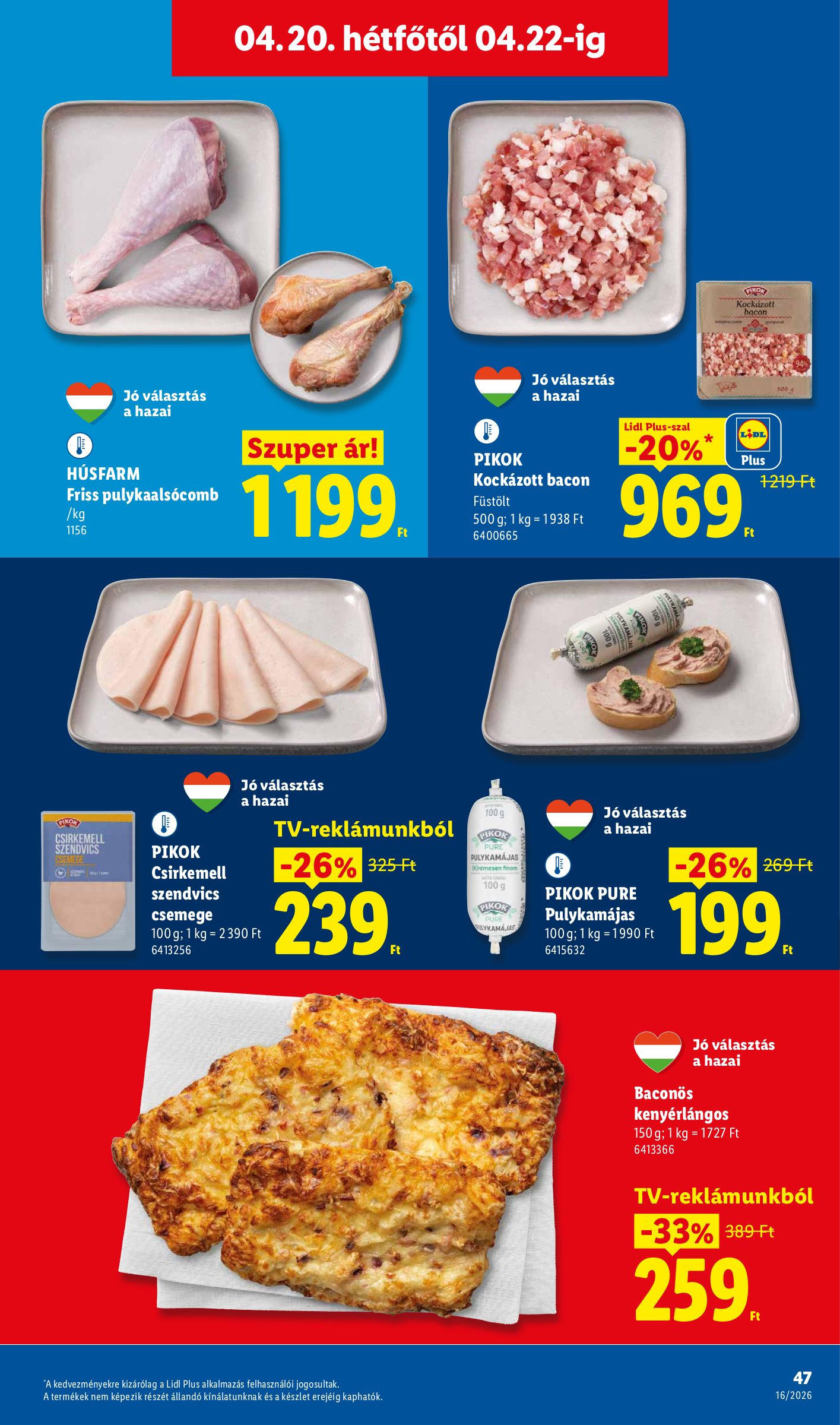 lidl - Aktuális Lidl szórólap érvényes csütörtöktől 2026.04.16.-től szerdától 2026.04.22.-ig - page: 47