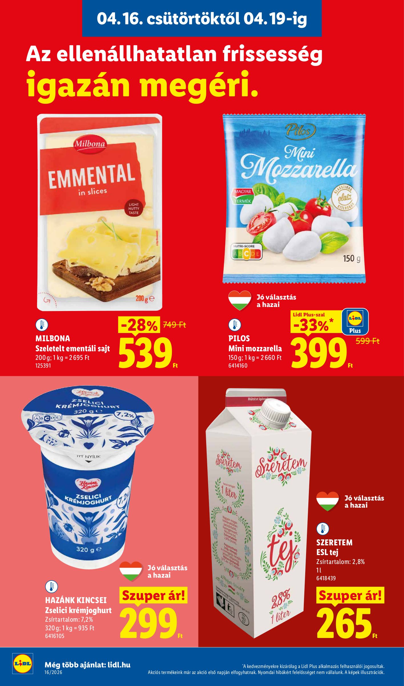 lidl - Aktuális Lidl szórólap érvényes csütörtöktől 2026.04.16.-től szerdától 2026.04.22.-ig - page: 6