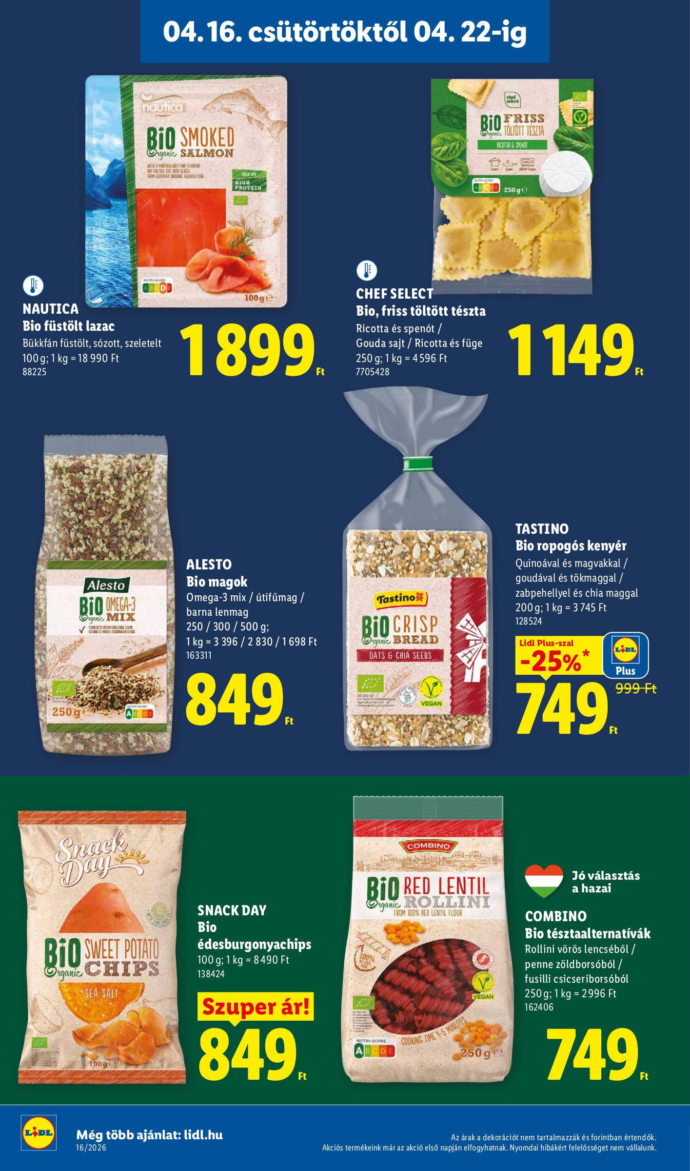 lidl - Aktuális Lidl szórólap érvényes csütörtöktől 2026.04.16.-től szerdától 2026.04.22.-ig - page: 16