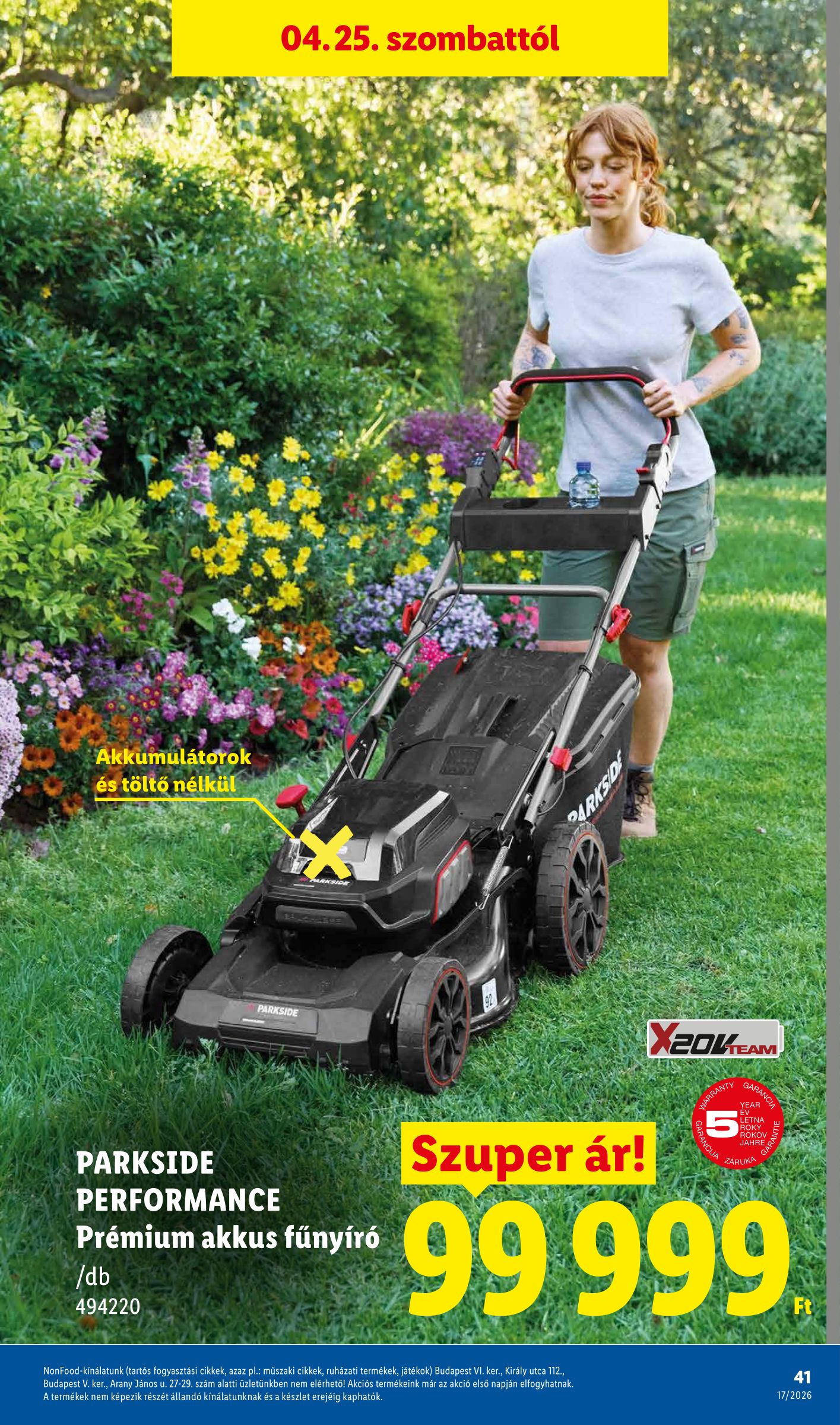 lidl - Lidl hirdetmény a következő hétre csütörtöktől 2026.04.23.-tól szerdától 2026.04.29.-ig - page: 41