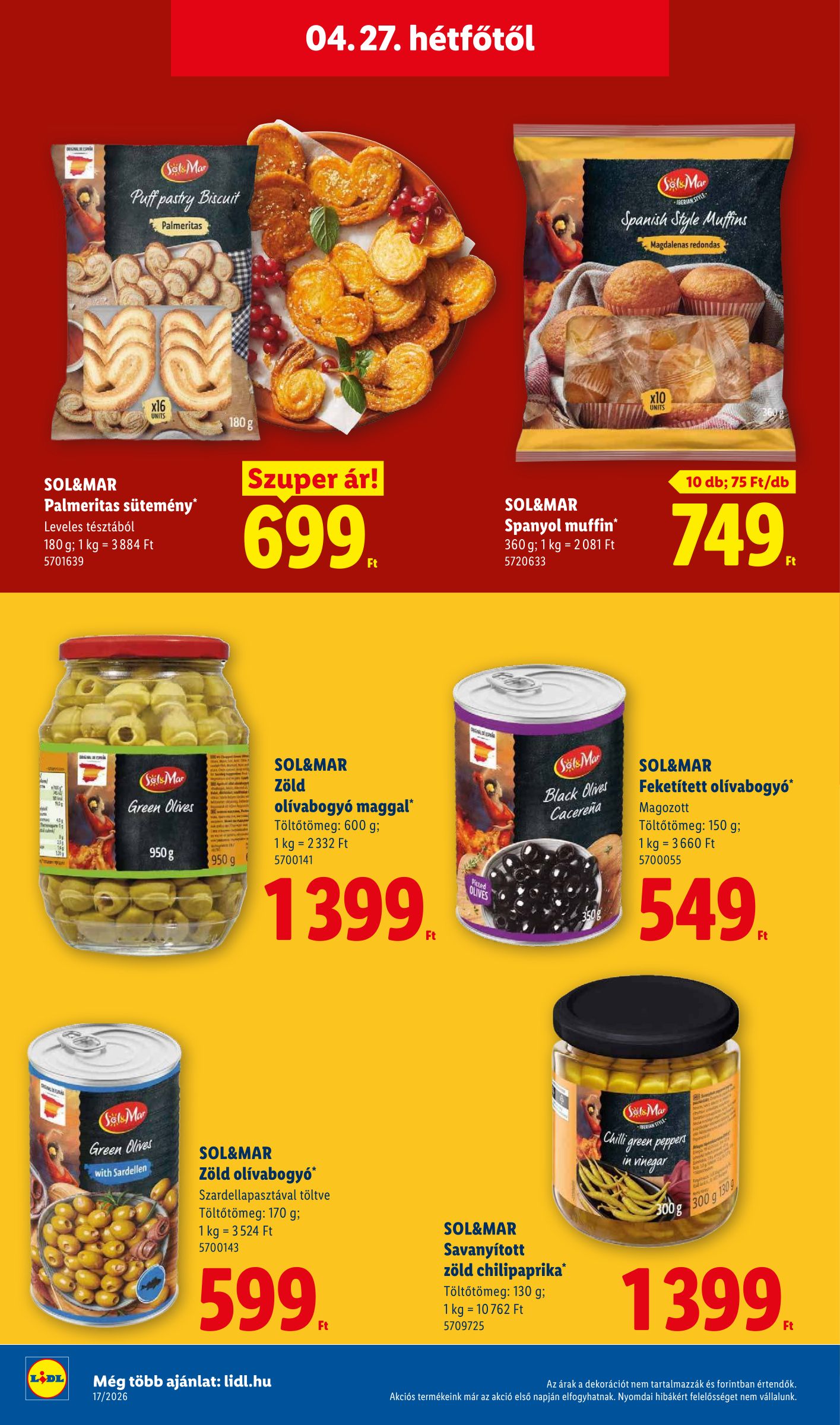 lidl - Lidl hirdetmény a következő hétre csütörtöktől 2026.04.23.-tól szerdától 2026.04.29.-ig - page: 64