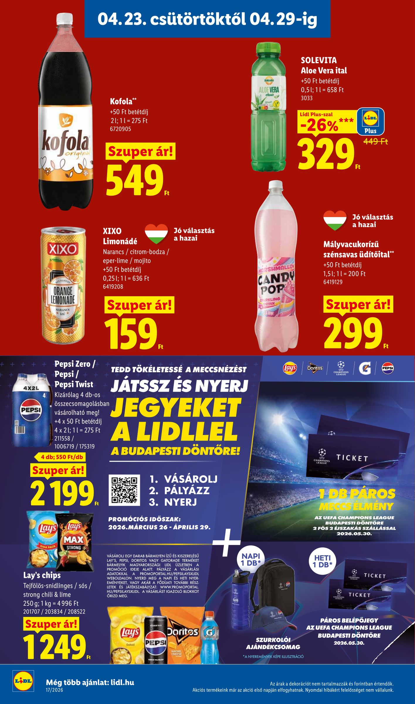 lidl - Lidl hirdetmény a következő hétre csütörtöktől 2026.04.23.-tól szerdától 2026.04.29.-ig - page: 10