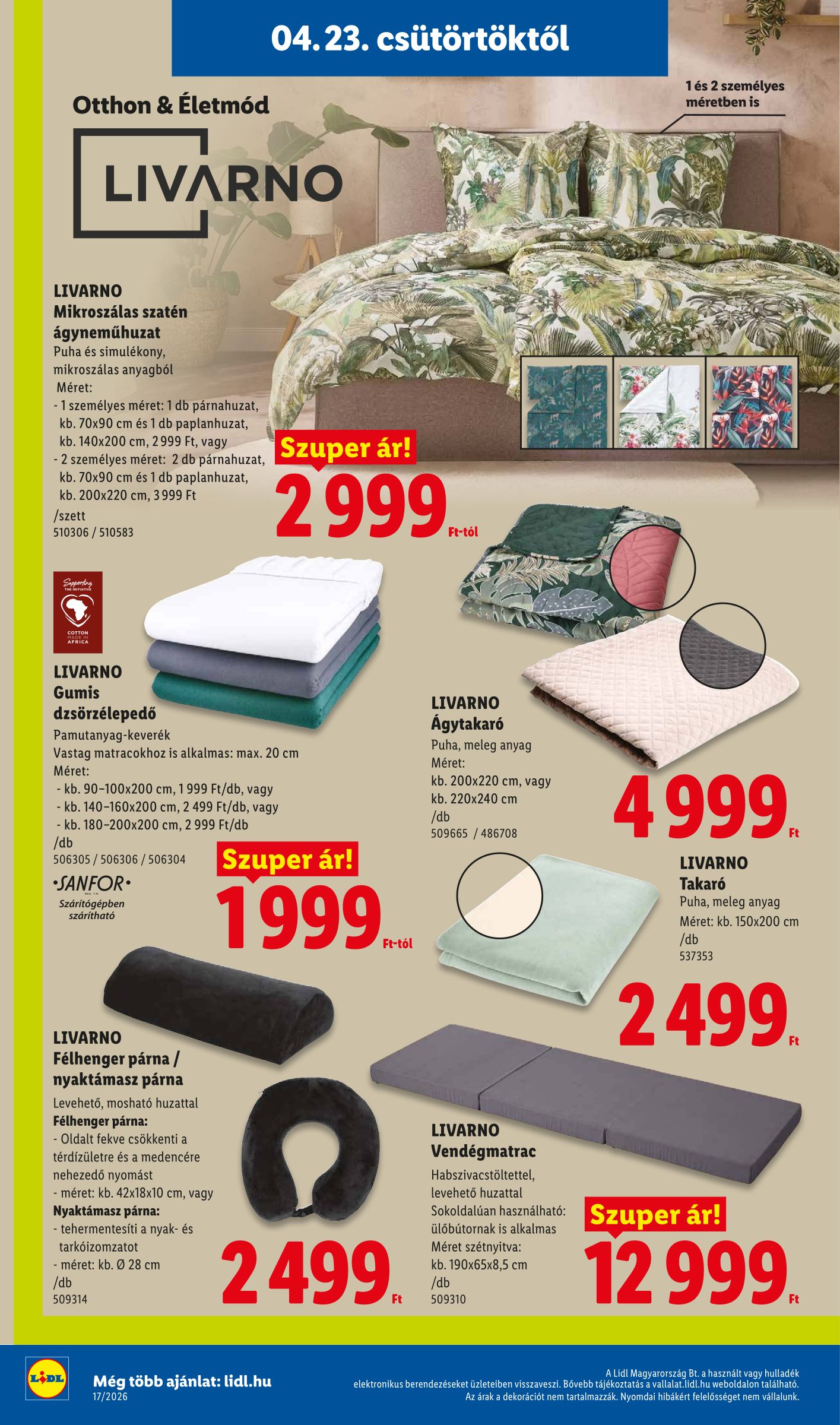 lidl - Lidl hirdetmény a következő hétre csütörtöktől 2026.04.23.-tól szerdától 2026.04.29.-ig - page: 24