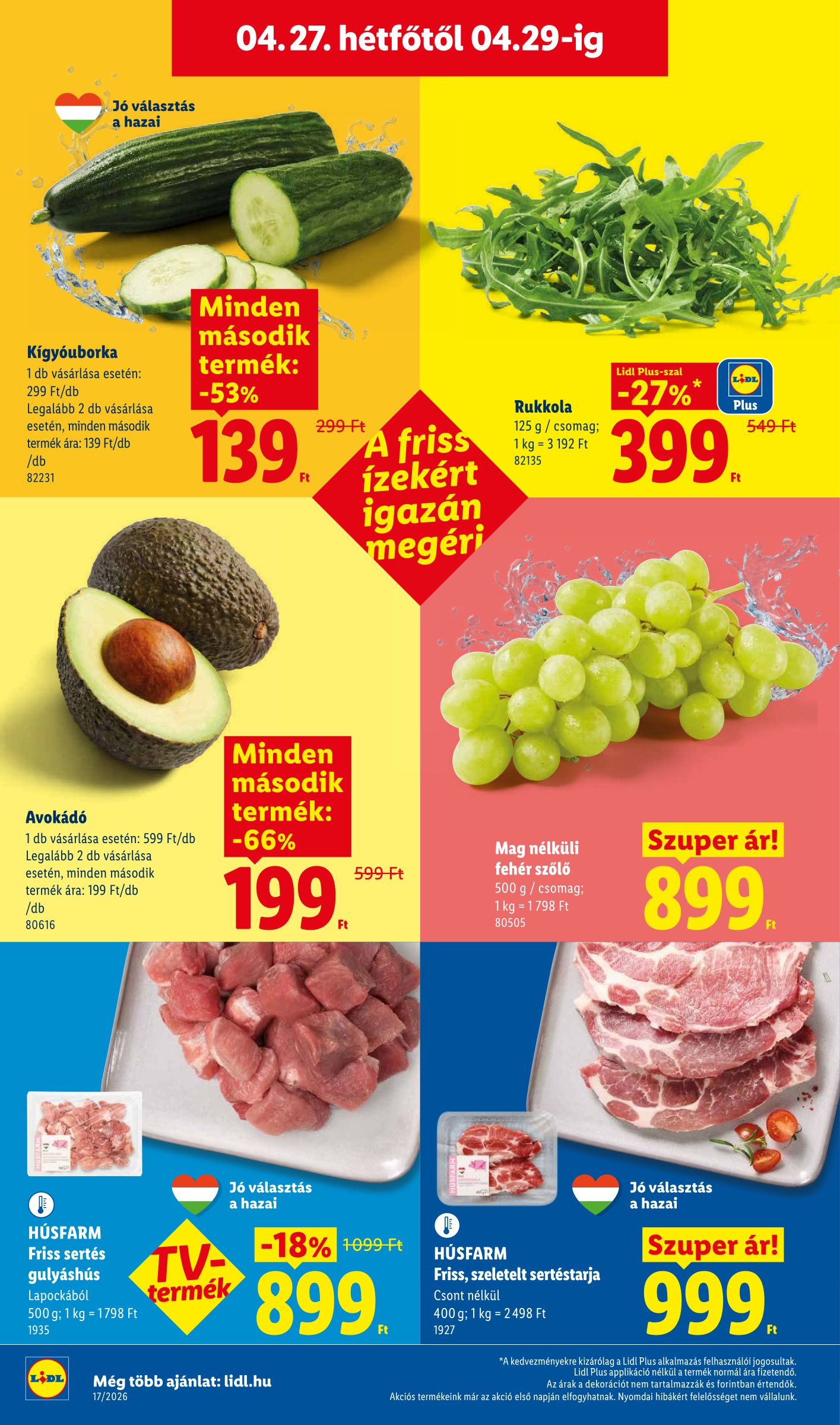 lidl - Lidl hirdetmény a következő hétre csütörtöktől 2026.04.23.-tól szerdától 2026.04.29.-ig - page: 54