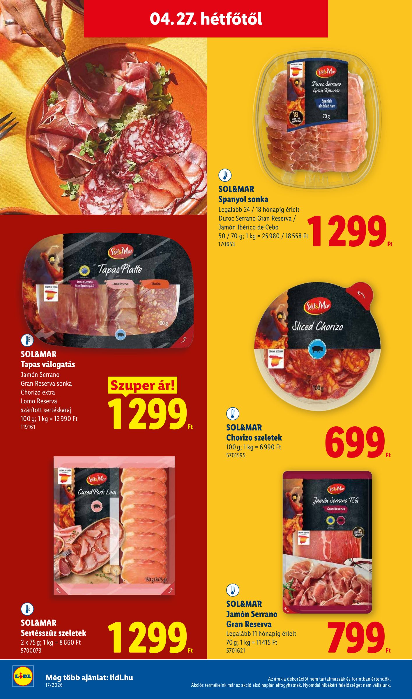lidl - Lidl hirdetmény a következő hétre csütörtöktől 2026.04.23.-tól szerdától 2026.04.29.-ig - page: 60