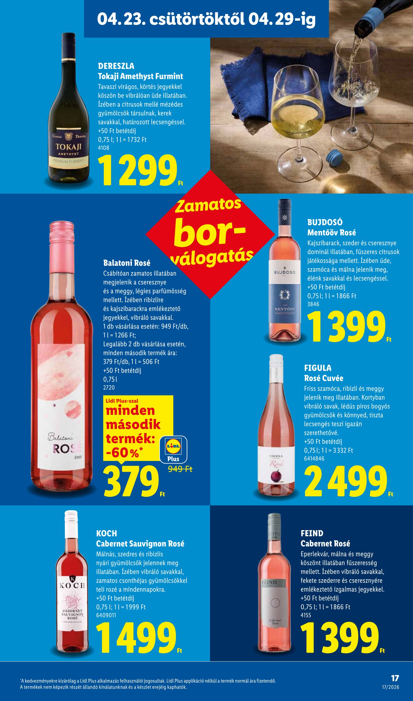 lidl - Lidl hirdetmény a következő hétre csütörtöktől 2026.04.23.-tól szerdától 2026.04.29.-ig - page: 17