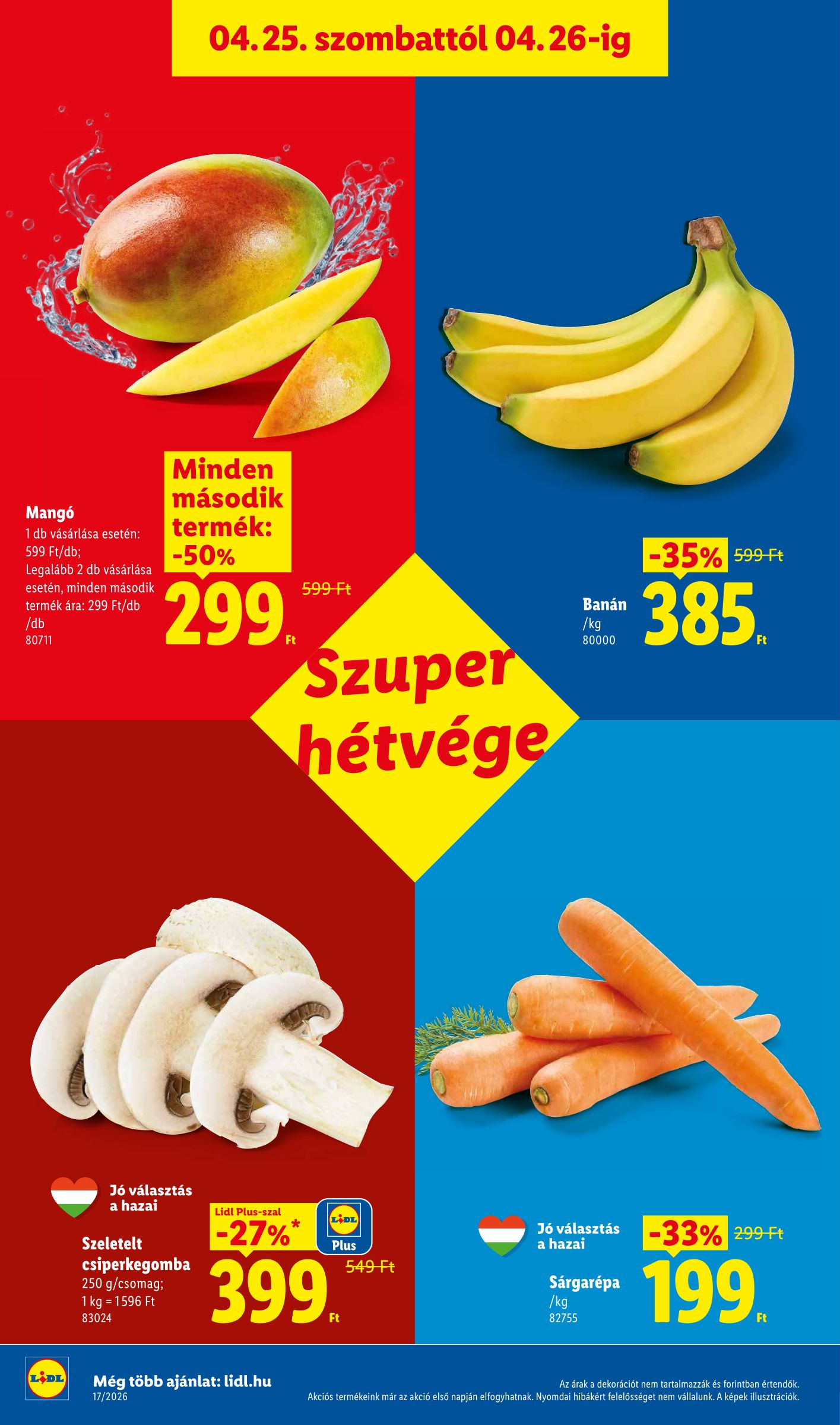 lidl - Lidl hirdetmény a következő hétre csütörtöktől 2026.04.23.-tól szerdától 2026.04.29.-ig - page: 38