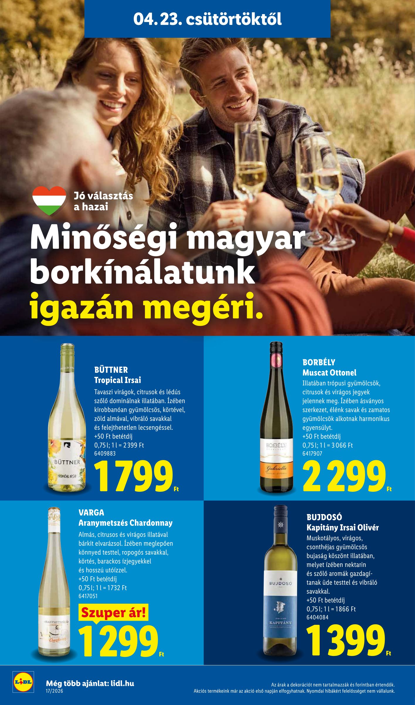 lidl - Lidl hirdetmény a következő hétre csütörtöktől 2026.04.23.-tól szerdától 2026.04.29.-ig - page: 14