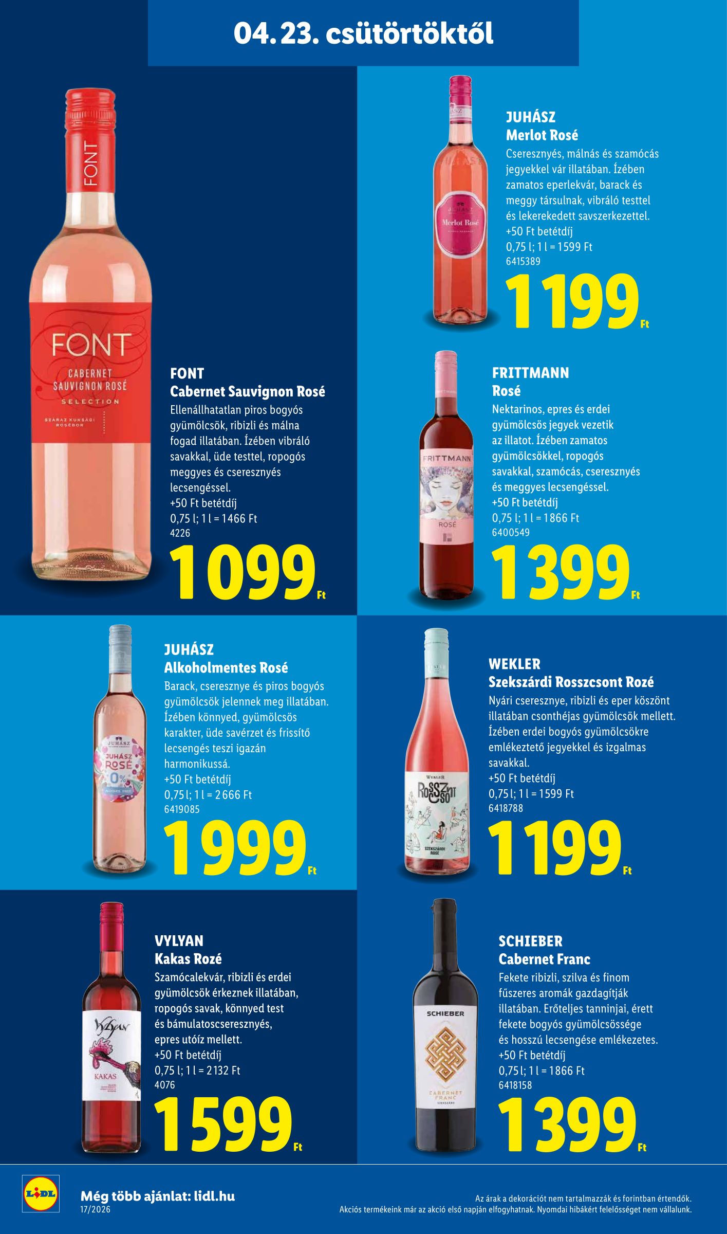 lidl - Lidl hirdetmény a következő hétre csütörtöktől 2026.04.23.-tól szerdától 2026.04.29.-ig - page: 18