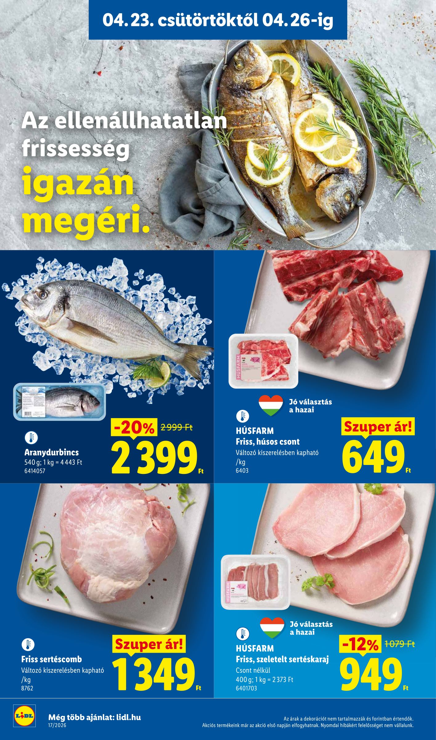 lidl - Lidl hirdetmény a következő hétre csütörtöktől 2026.04.23.-tól szerdától 2026.04.29.-ig - page: 4