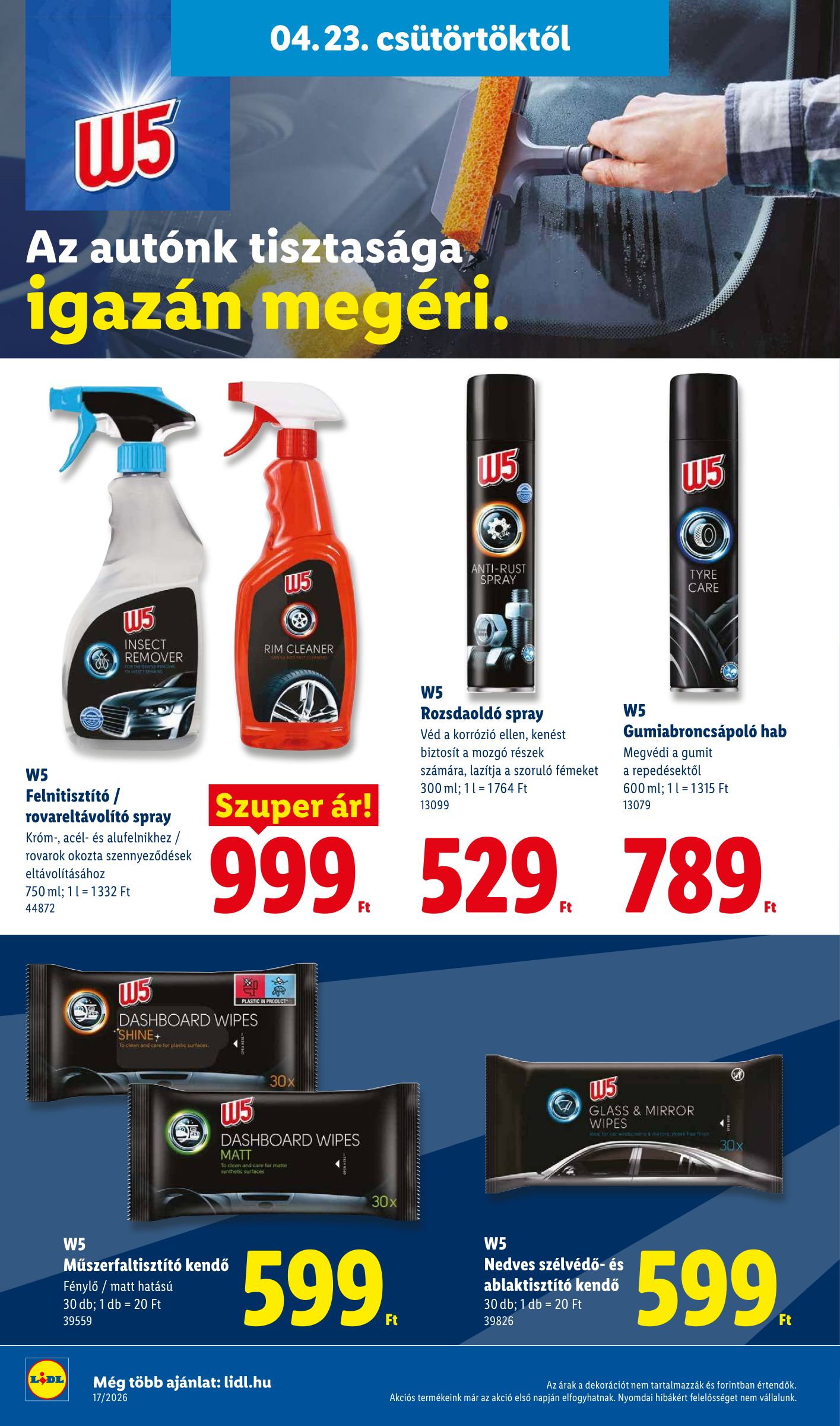 lidl - Lidl hirdetmény a következő hétre csütörtöktől 2026.04.23.-tól szerdától 2026.04.29.-ig - page: 20