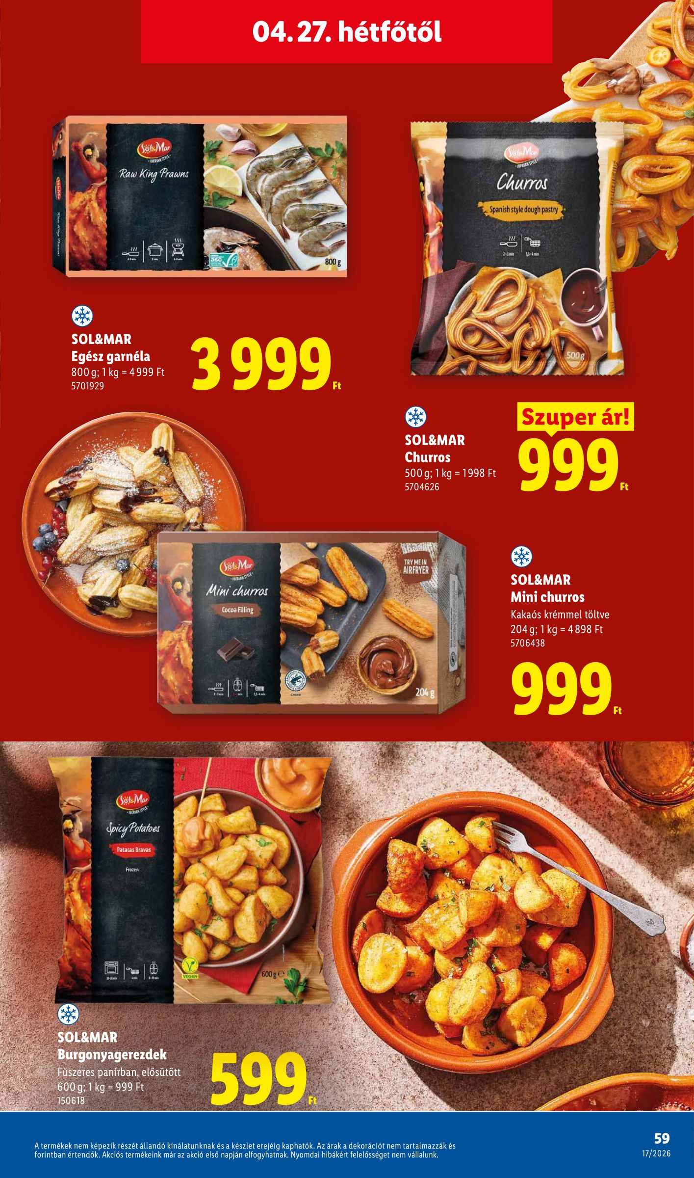 lidl - Lidl hirdetmény a következő hétre csütörtöktől 2026.04.23.-tól szerdától 2026.04.29.-ig - page: 59