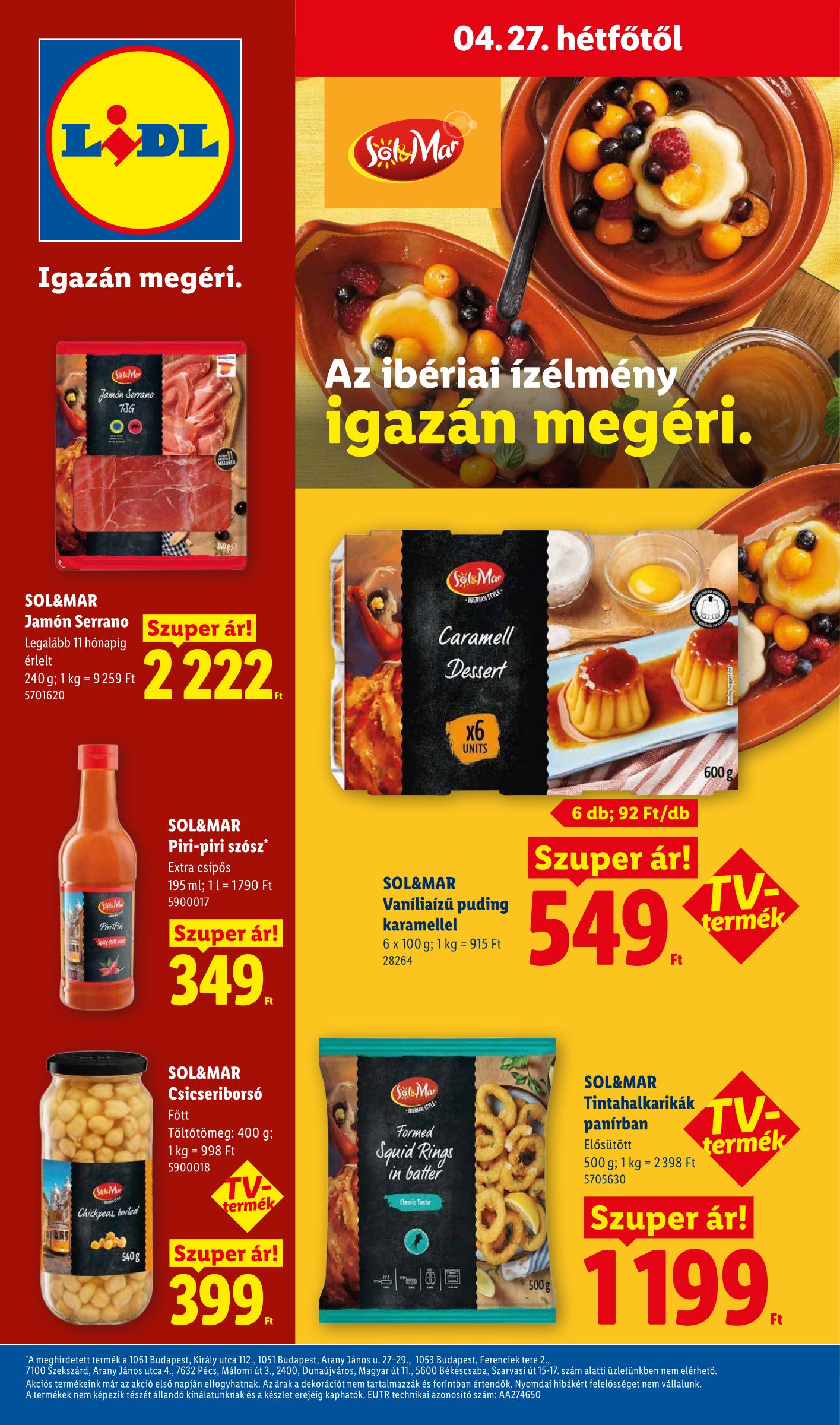 lidl - Lidl hirdetmény a következő hétre csütörtöktől 2026.04.23.-tól szerdától 2026.04.29.-ig - page: 66