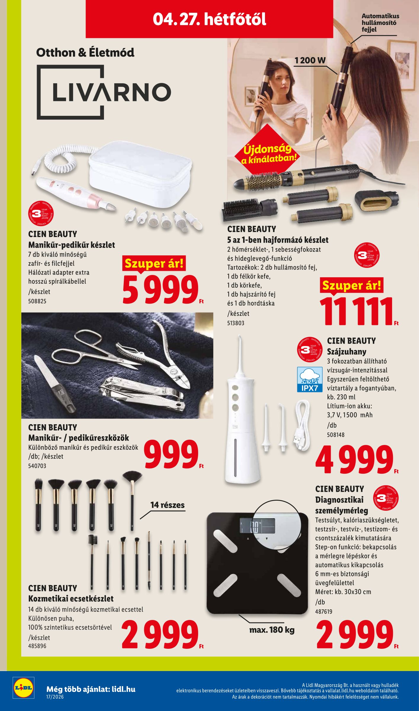 lidl - Lidl - Nonfood hirdetmény a következő hétre csütörtöktől 2026.04.23.-tól szerdától 2026.04.29.-ig - page: 22