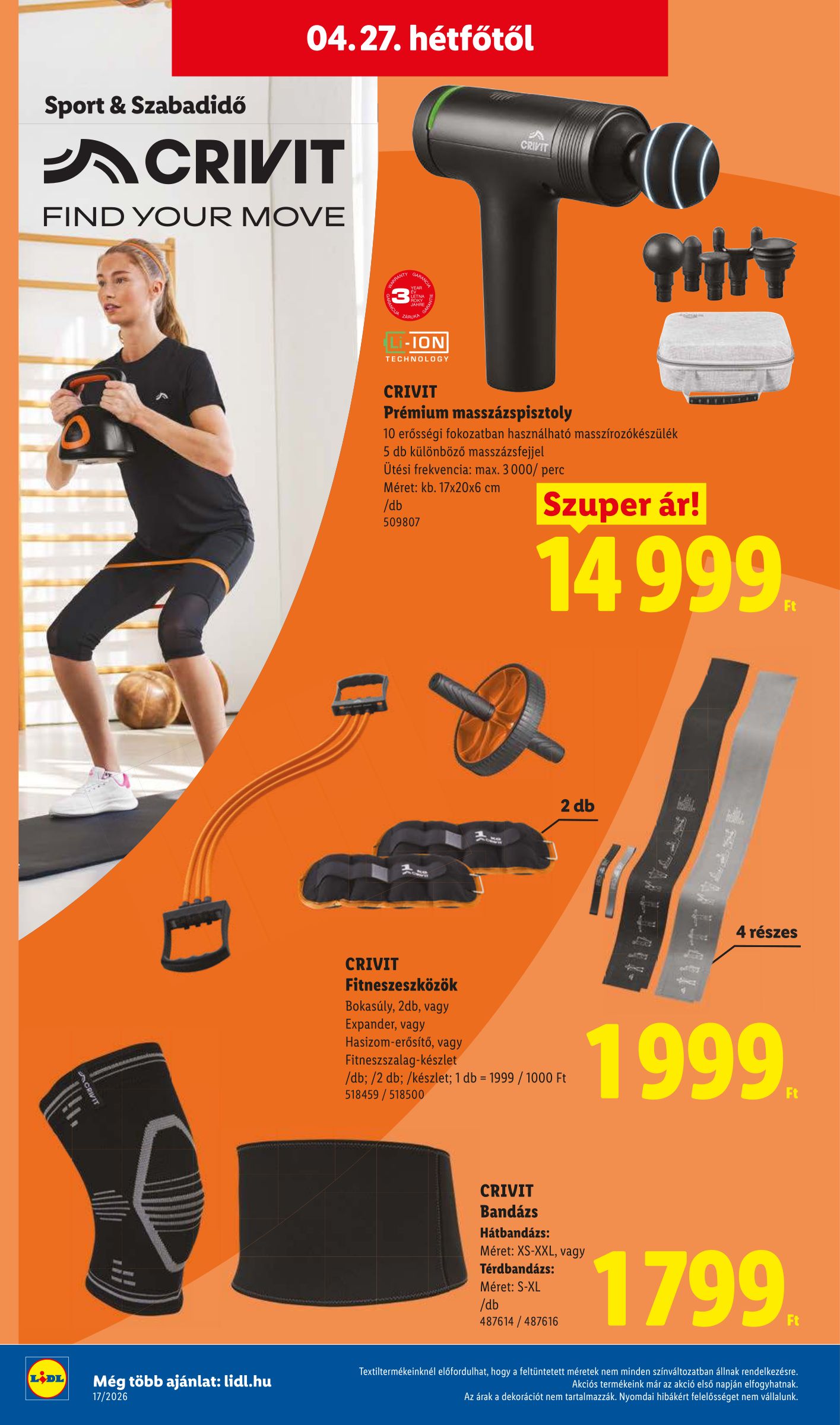 lidl - Lidl - Nonfood hirdetmény a következő hétre csütörtöktől 2026.04.23.-tól szerdától 2026.04.29.-ig - page: 26