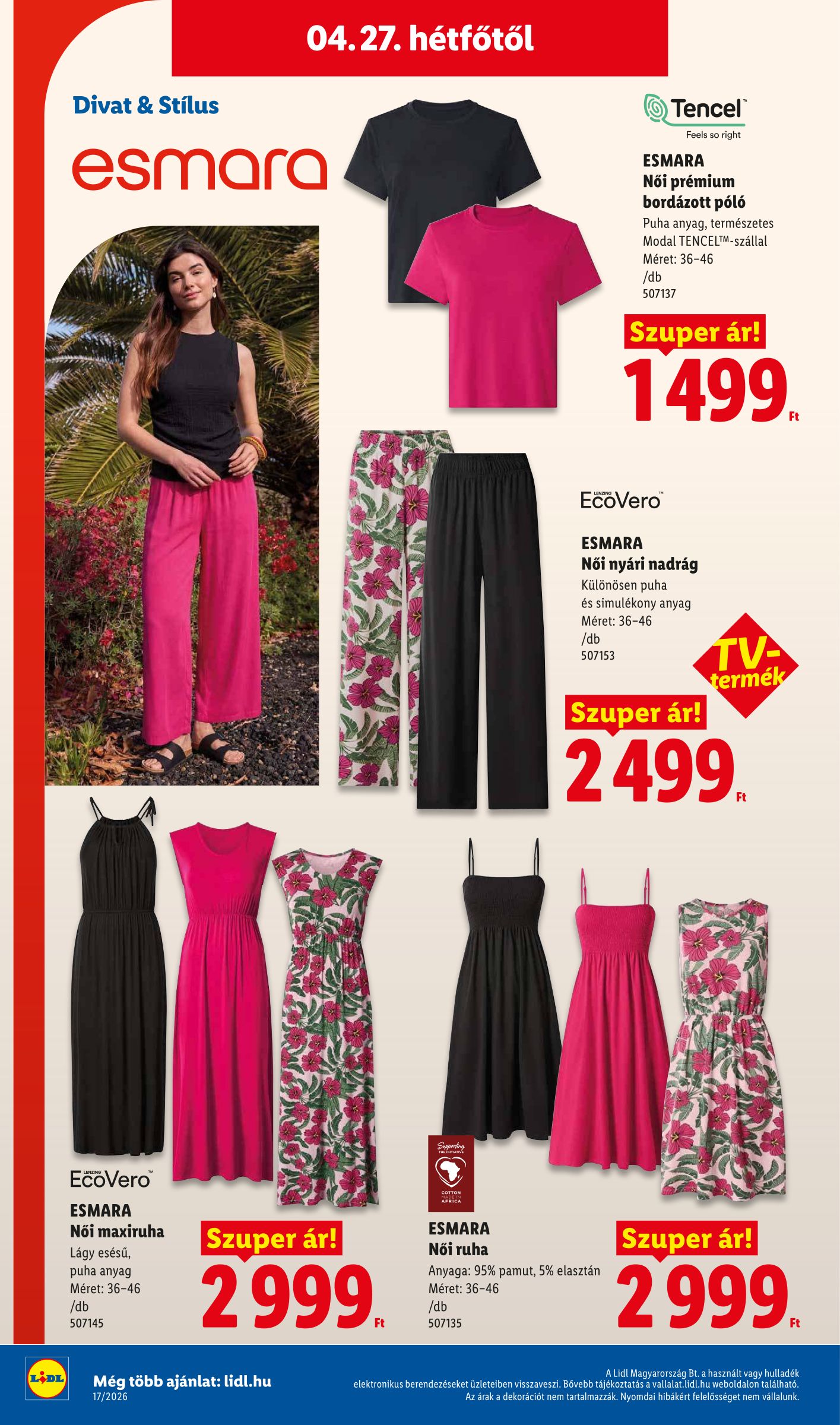 lidl - Lidl - Nonfood hirdetmény a következő hétre csütörtöktől 2026.04.23.-tól szerdától 2026.04.29.-ig - page: 18