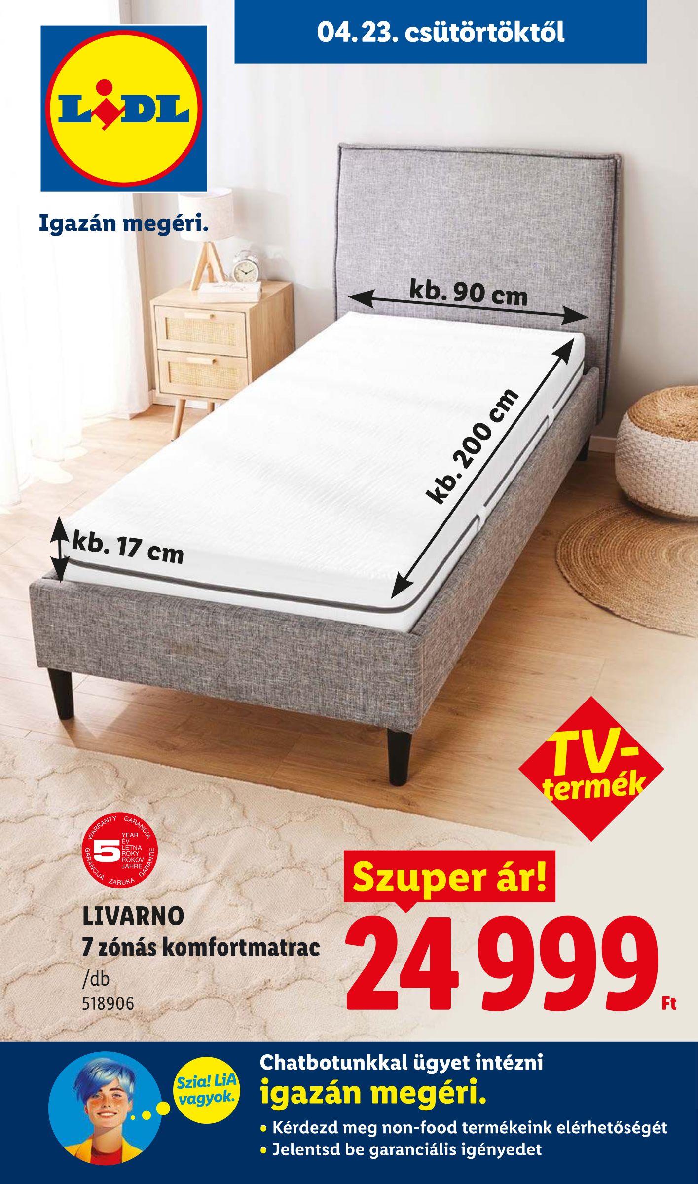 lidl - Lidl - Nonfood hirdetmény a következő hétre csütörtöktől 2026.04.23.-tól szerdától 2026.04.29.-ig