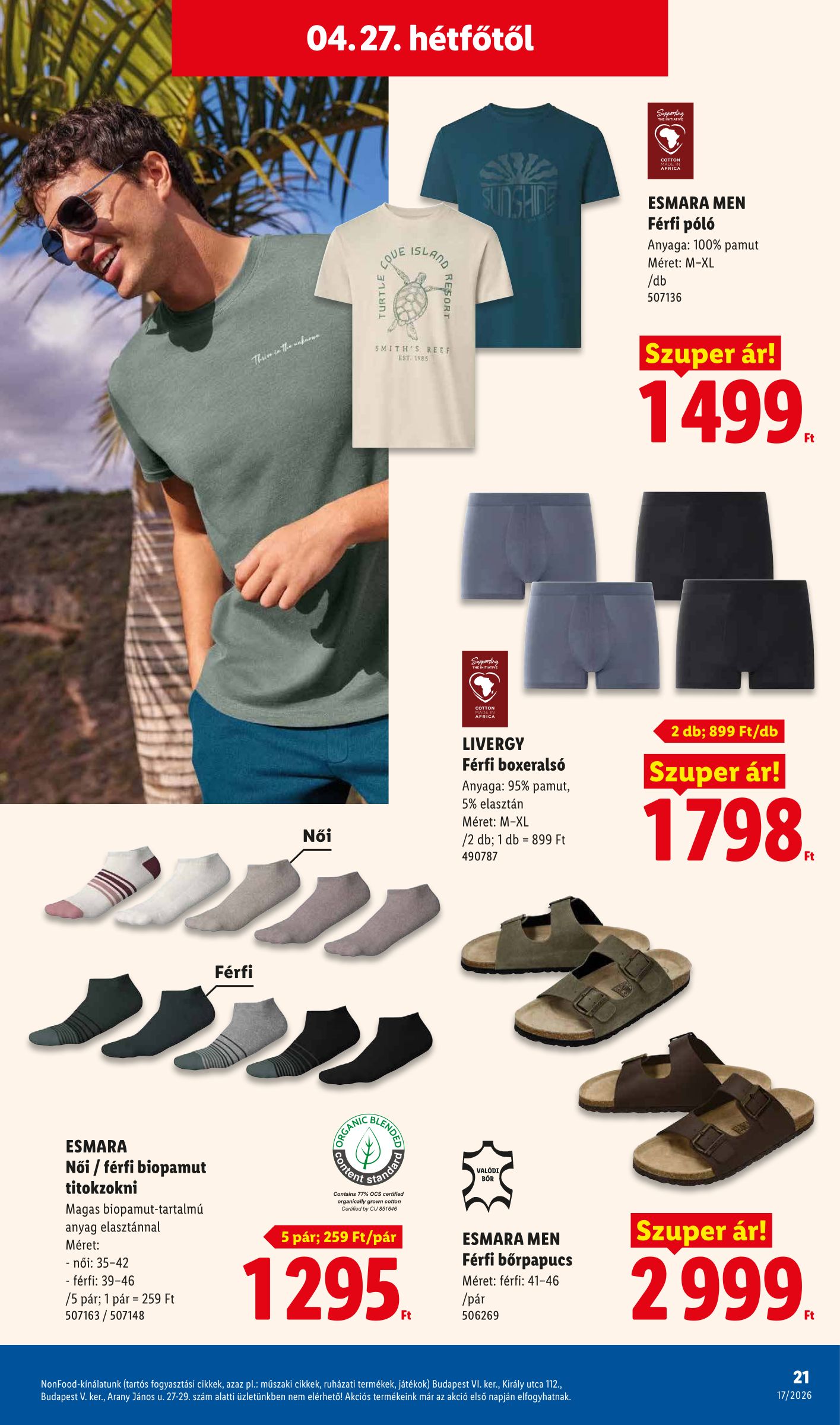 lidl - Lidl - Nonfood hirdetmény a következő hétre csütörtöktől 2026.04.23.-tól szerdától 2026.04.29.-ig - page: 21