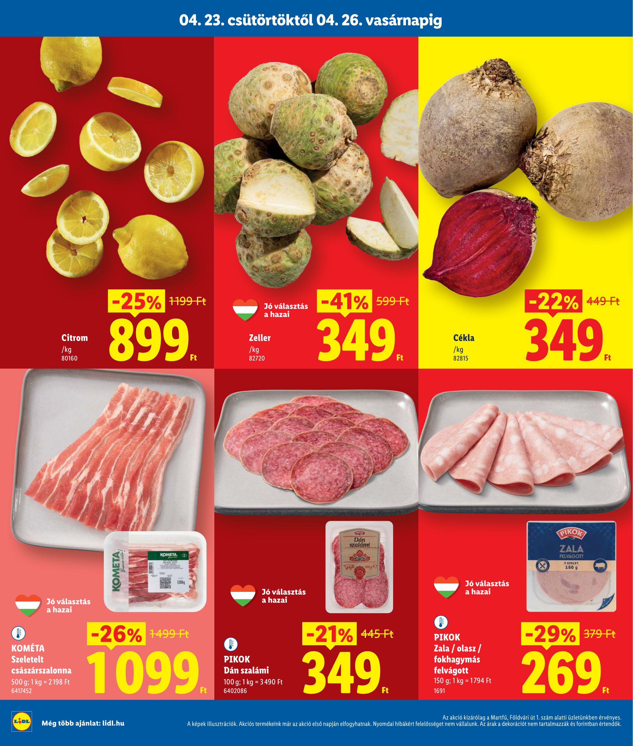 lidl - Lidl - Martfű hirdetmény a következő hétre csütörtöktől 2026.04.23.-tól vasárnaptól 2026.04.26.-ig - page: 2