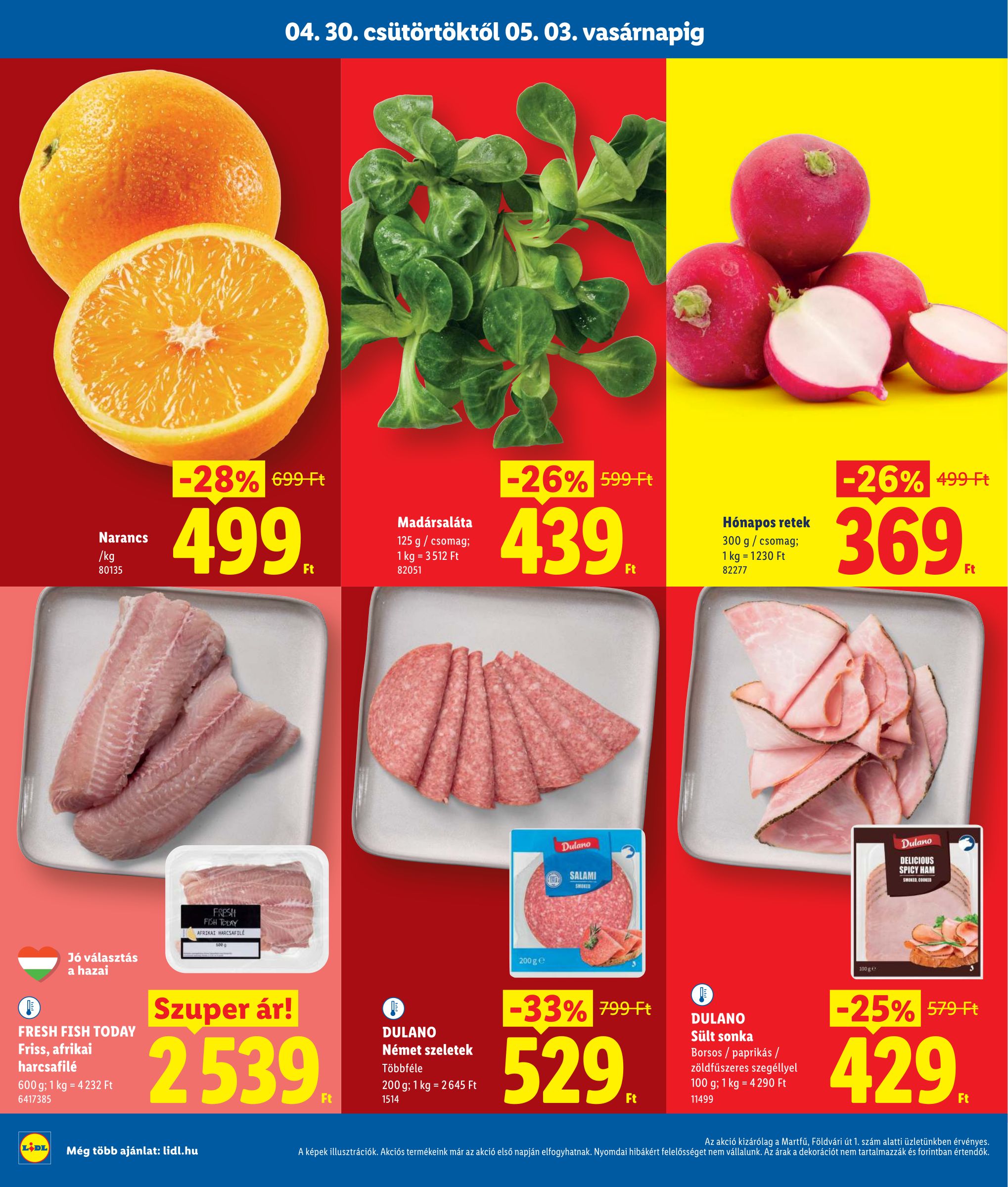 lidl - Lidl - Martfű hirdetmény a következő hétre csütörtöktől 2026.04.30.-tól vasárnaptól 2026.05.03.-ig - page: 2