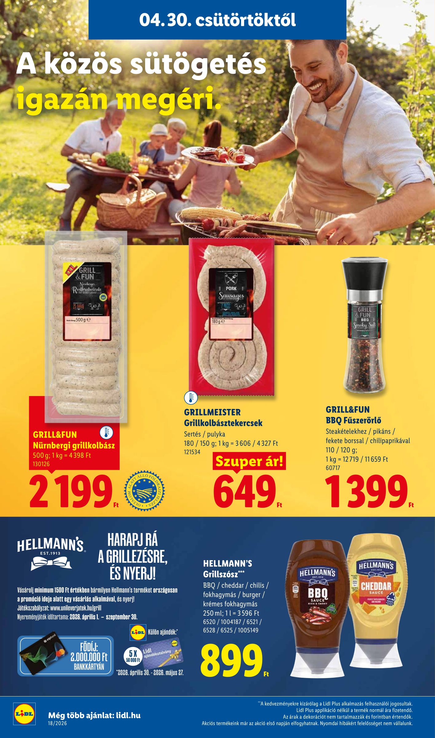 lidl - Lidl hirdetmény a következő hétre csütörtöktől 2026.04.30.-tól szerdától 2026.05.06.-ig - page: 16