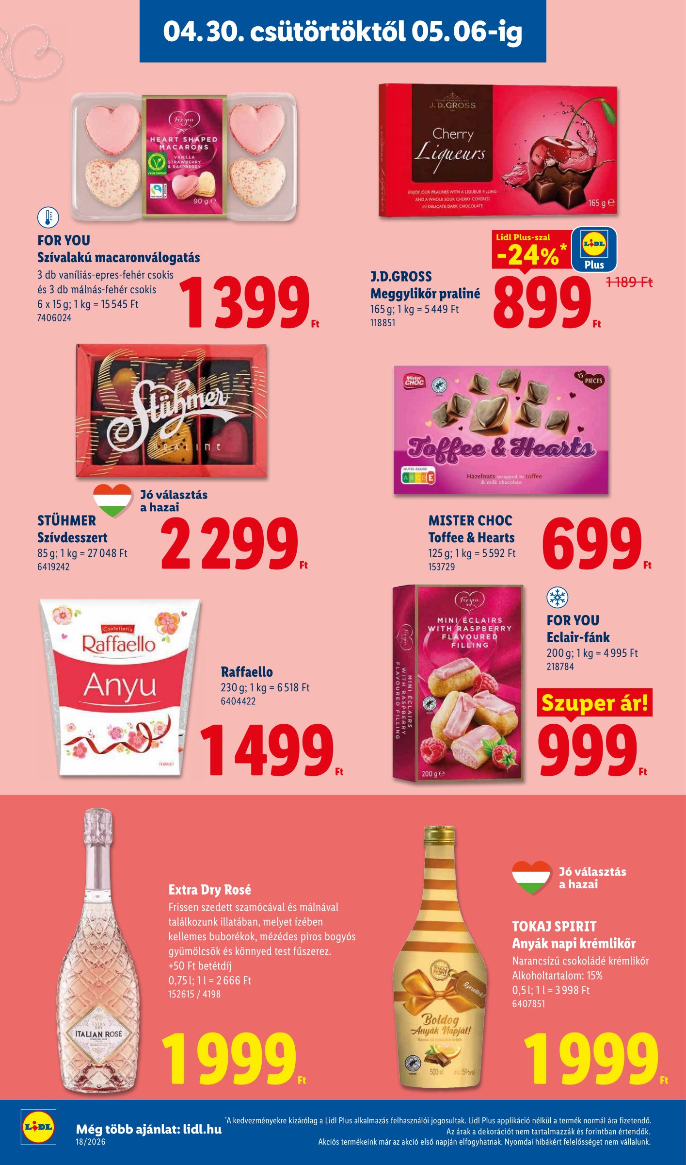 lidl - Lidl hirdetmény a következő hétre csütörtöktől 2026.04.30.-tól szerdától 2026.05.06.-ig - page: 22