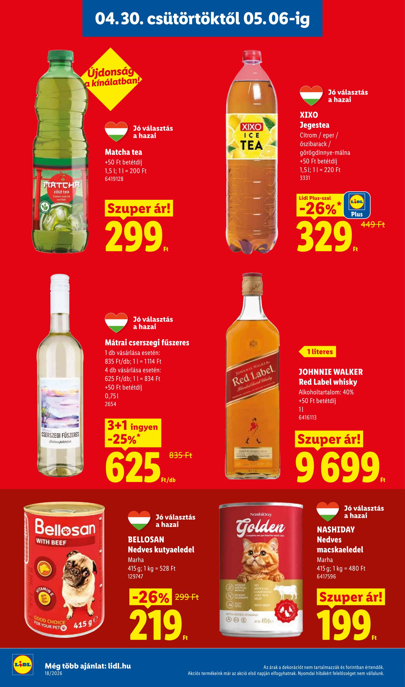 lidl - Lidl hirdetmény a következő hétre csütörtöktől 2026.04.30.-tól szerdától 2026.05.06.-ig - page: 14