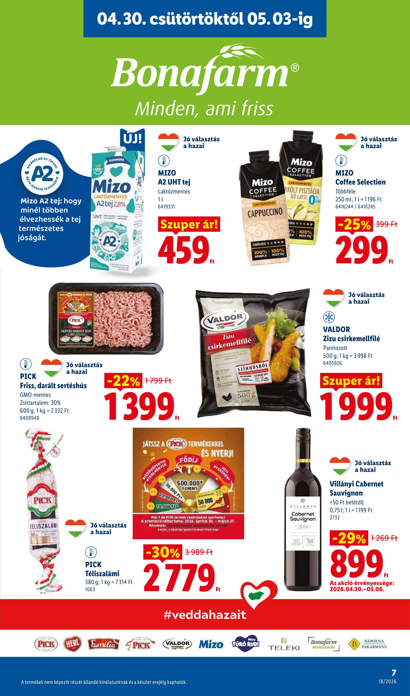 lidl - Lidl hirdetmény a következő hétre csütörtöktől 2026.04.30.-tól szerdától 2026.05.06.-ig - page: 7