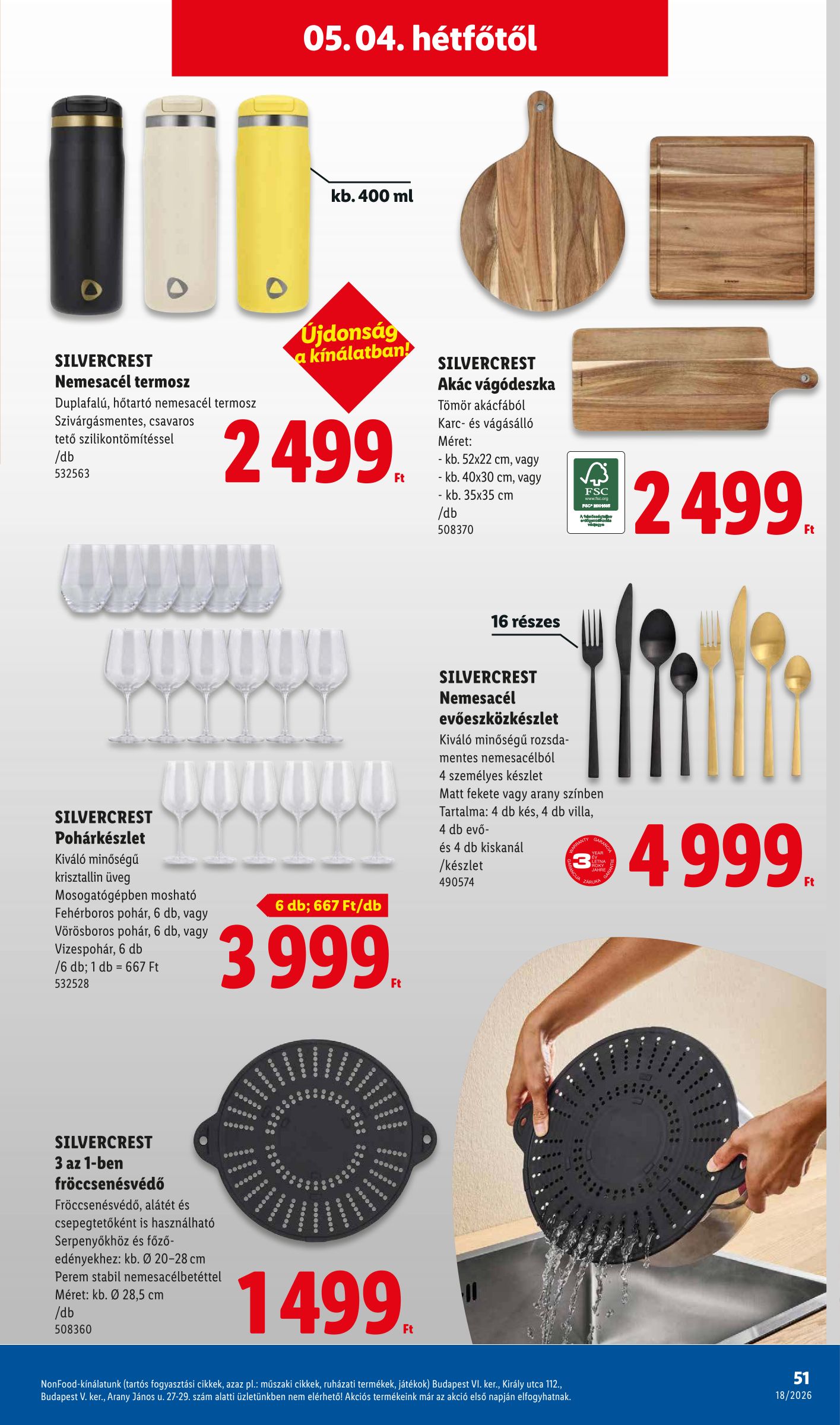 lidl - Lidl hirdetmény a következő hétre csütörtöktől 2026.04.30.-tól szerdától 2026.05.06.-ig - page: 51