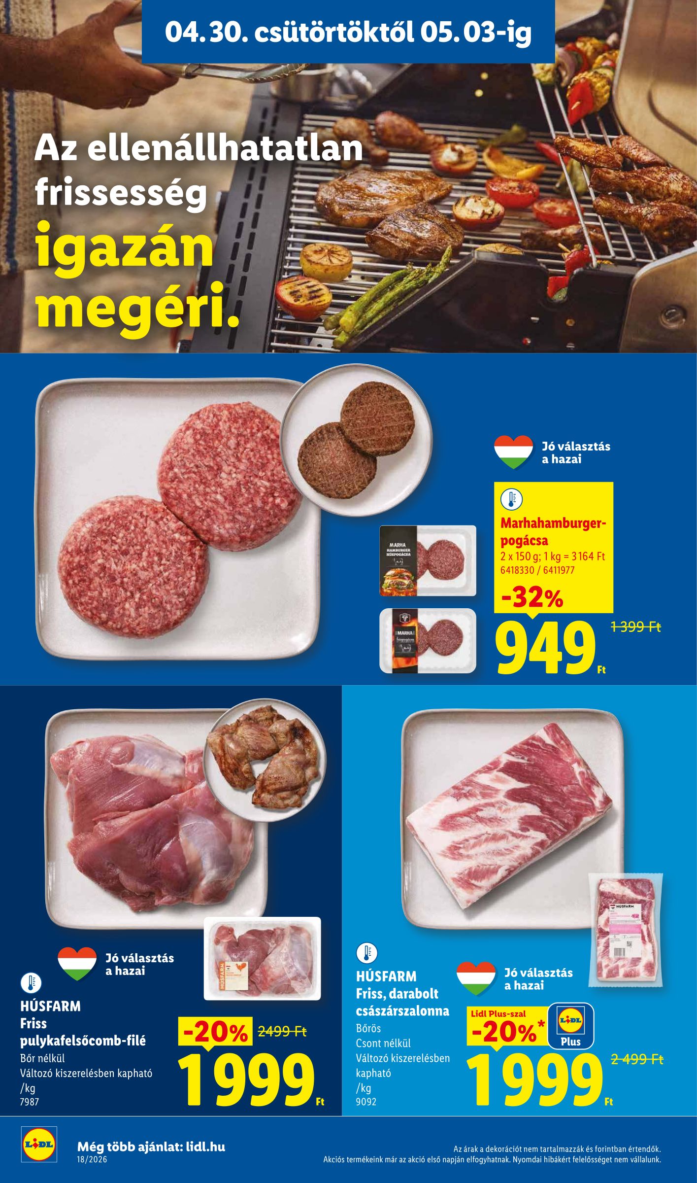 lidl - Lidl hirdetmény a következő hétre csütörtöktől 2026.04.30.-tól szerdától 2026.05.06.-ig - page: 4