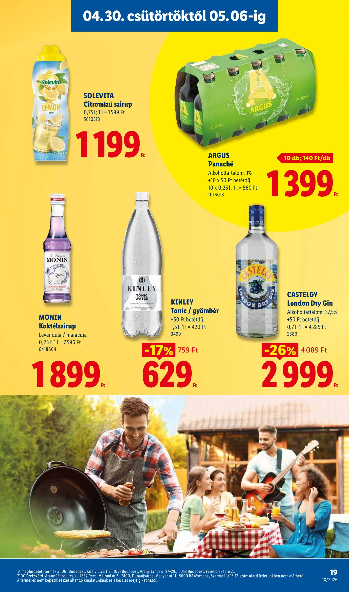 lidl - Lidl hirdetmény a következő hétre csütörtöktől 2026.04.30.-tól szerdától 2026.05.06.-ig - page: 19